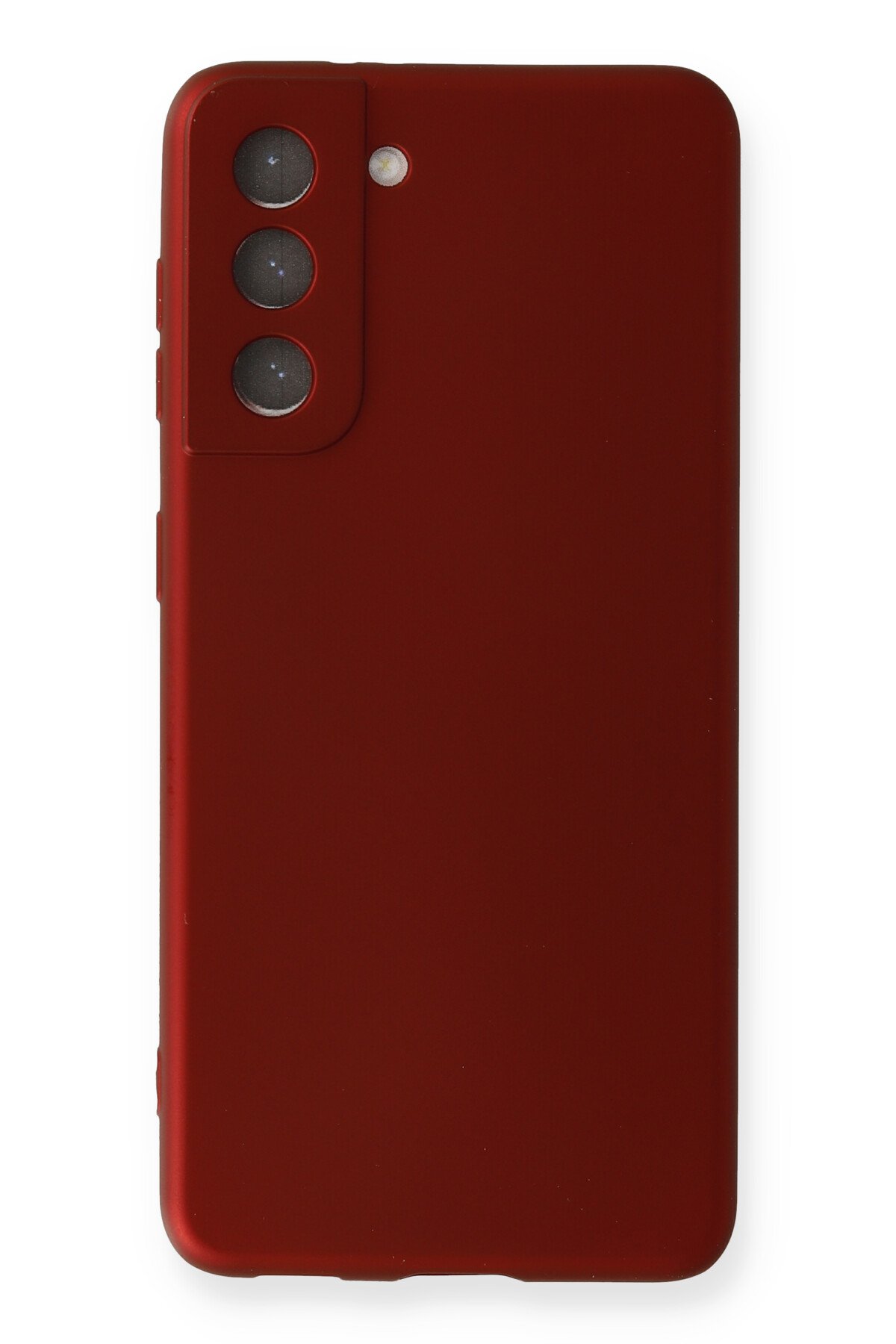 Newface Samsung Galaxy S21 Kılıf Nano içi Kadife Silikon - Lila