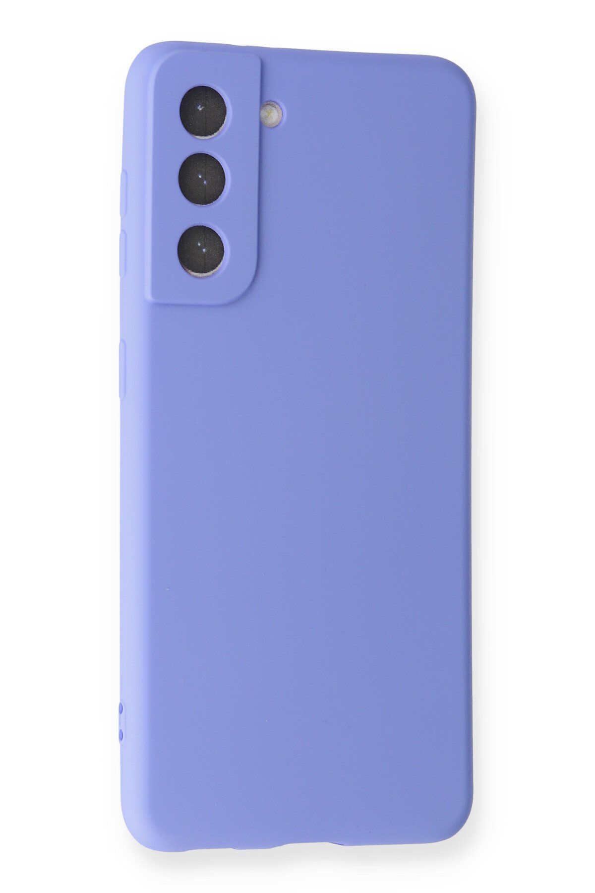 Newface Samsung Galaxy S21 Kılıf Platin Kamera Koruma Silikon - Açık Yeşil