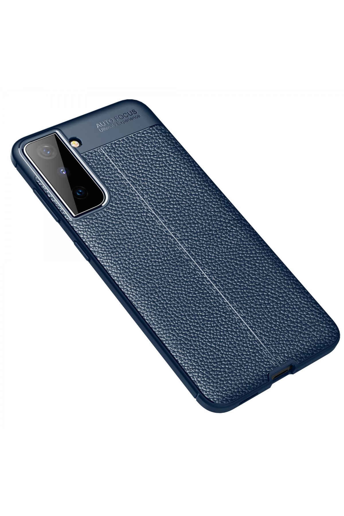 Newface Samsung Galaxy S21 Plus Kılıf Range Yüzüklü Silikon - Siyah-Gold