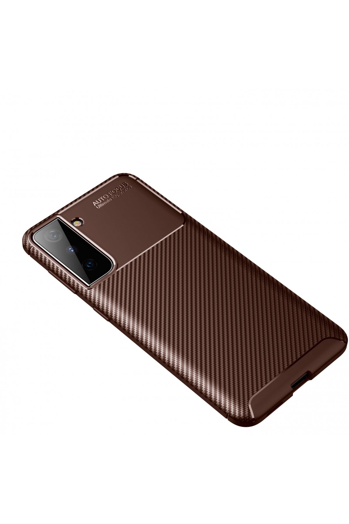 Newface Samsung Galaxy S21 Plus Kılıf Sofya Yüzüklü Silikon Kapak - Rose