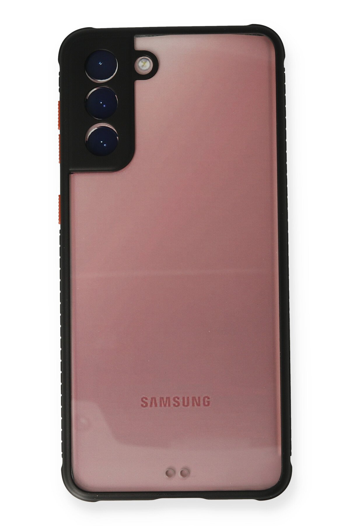 Newface Samsung Galaxy S21 Plus Kılıf Platin Silikon - Pembe