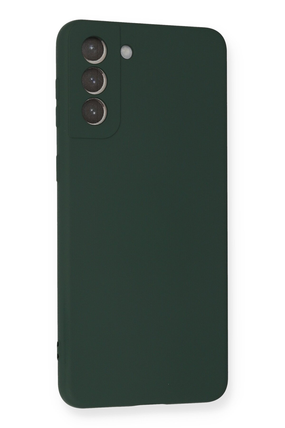 Newface Samsung Galaxy S21 Plus Kılıf Nano içi Kadife Silikon - Lacivert