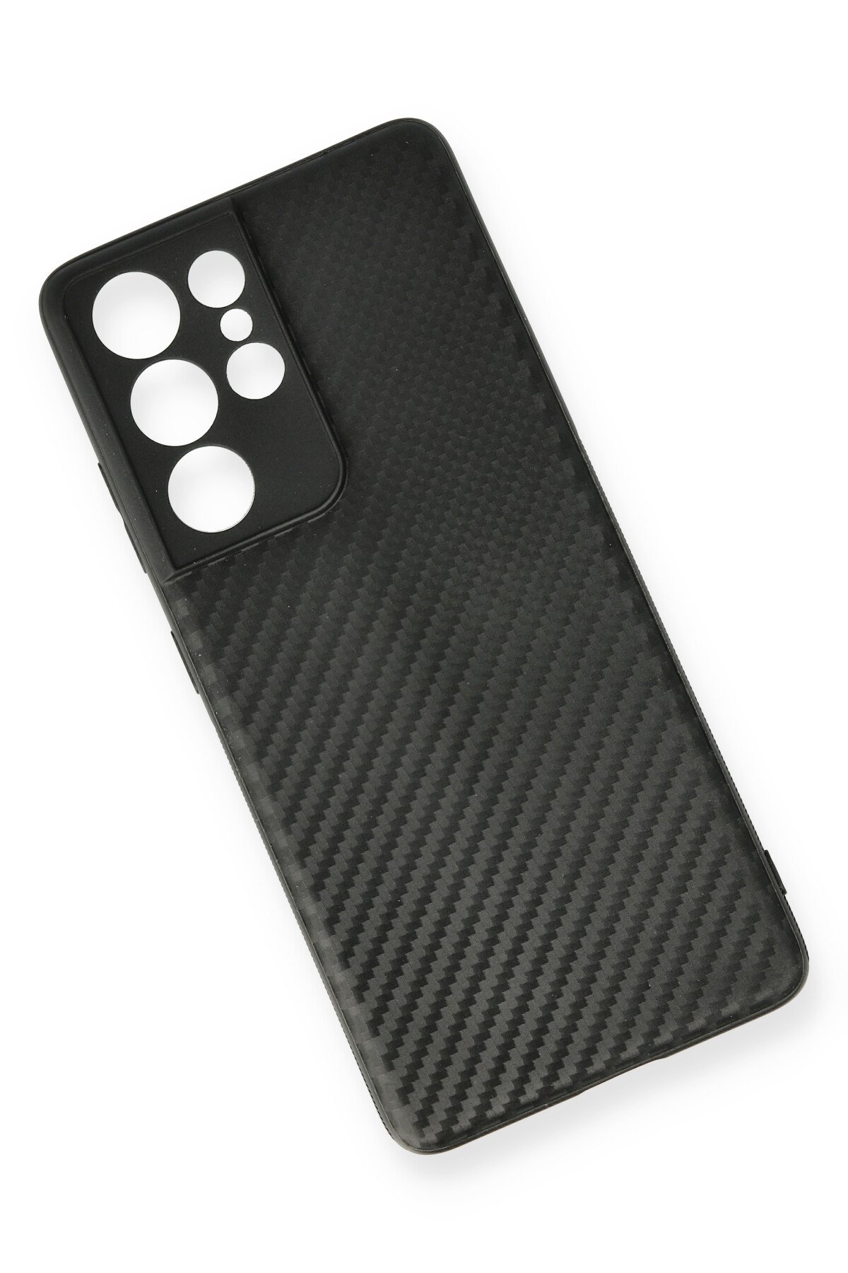 Newface Samsung Galaxy S21 Ultra Kılıf Loop Deri Silikon - Kırmızı