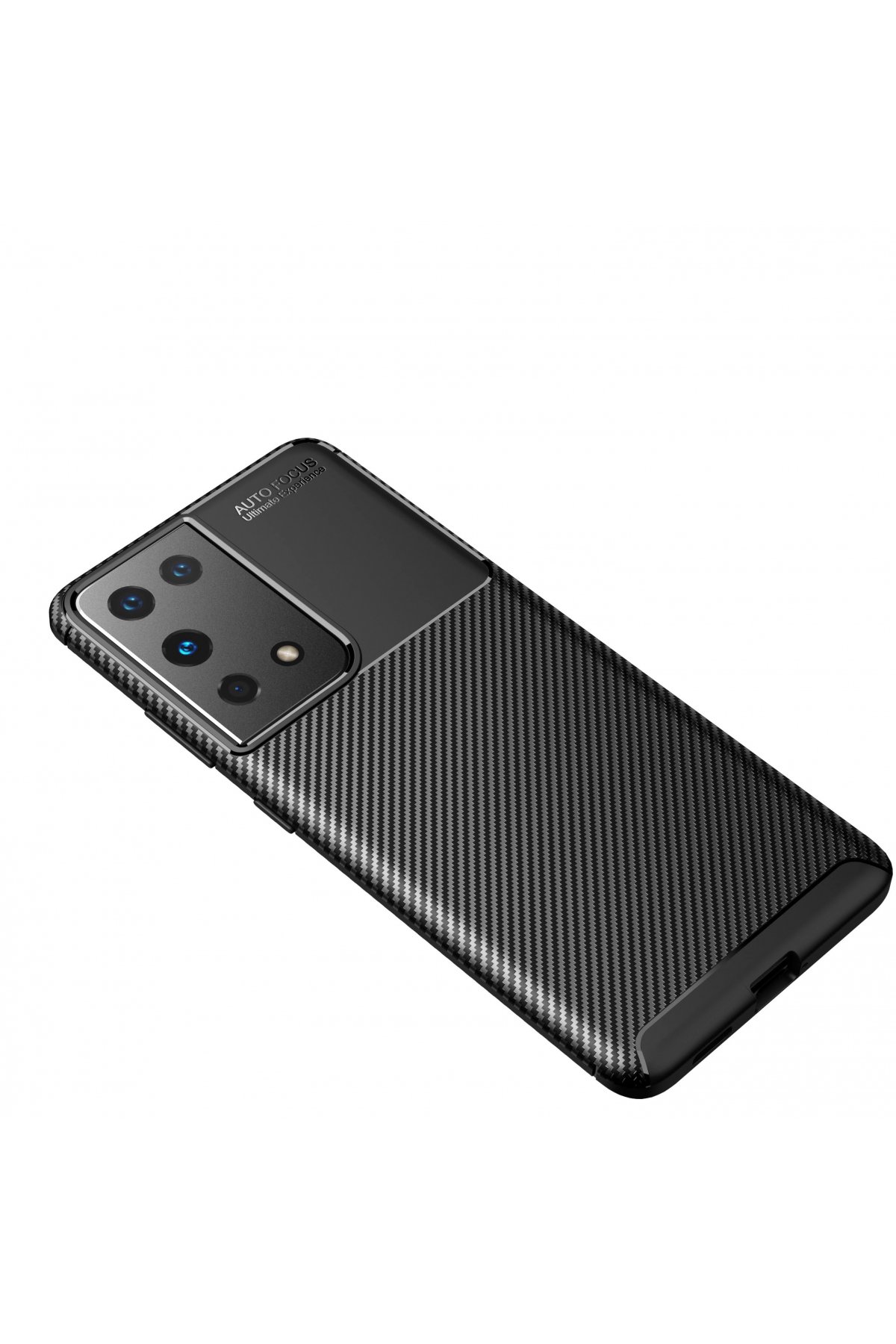 Newface Samsung Galaxy S21 Ultra Kılıf Platin Kamera Koruma Silikon - Pembe
