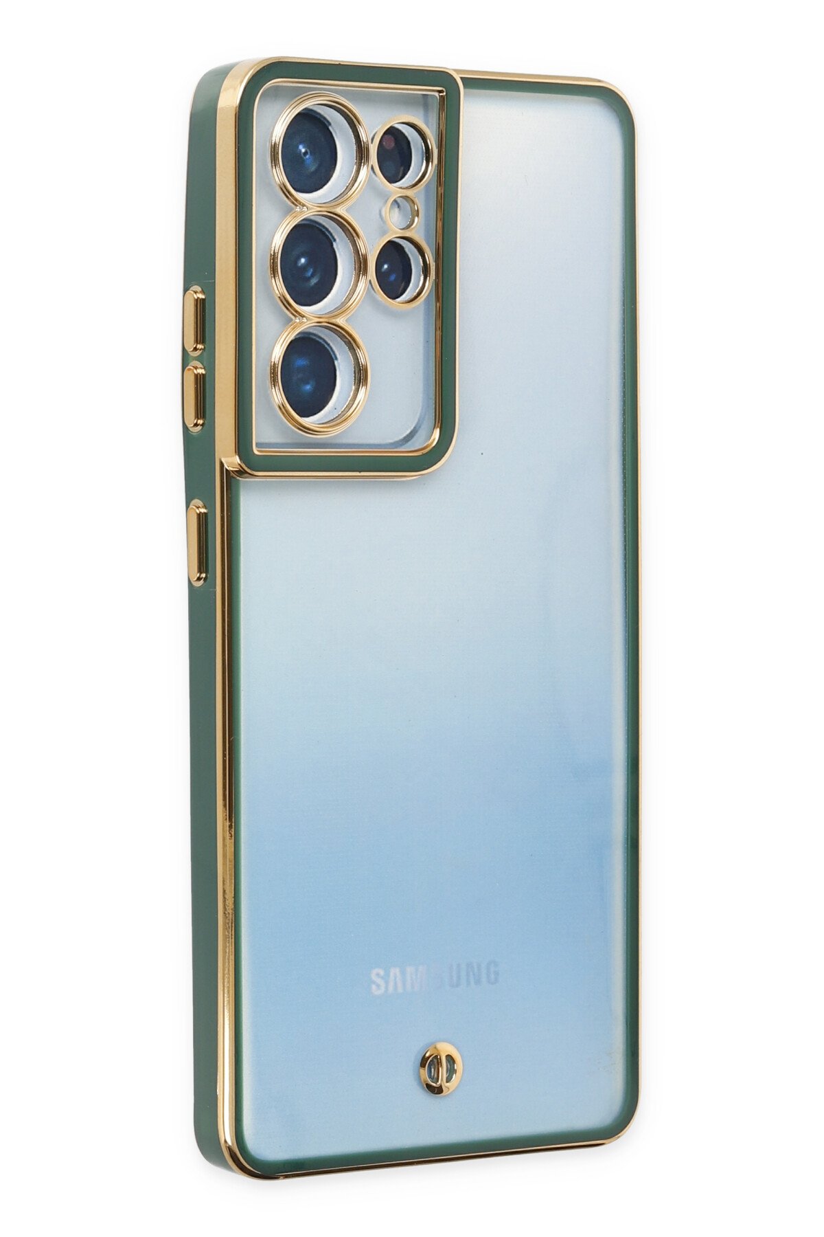 Newface Samsung Galaxy S21 Ultra Kılıf Nano içi Kadife Silikon - Lila