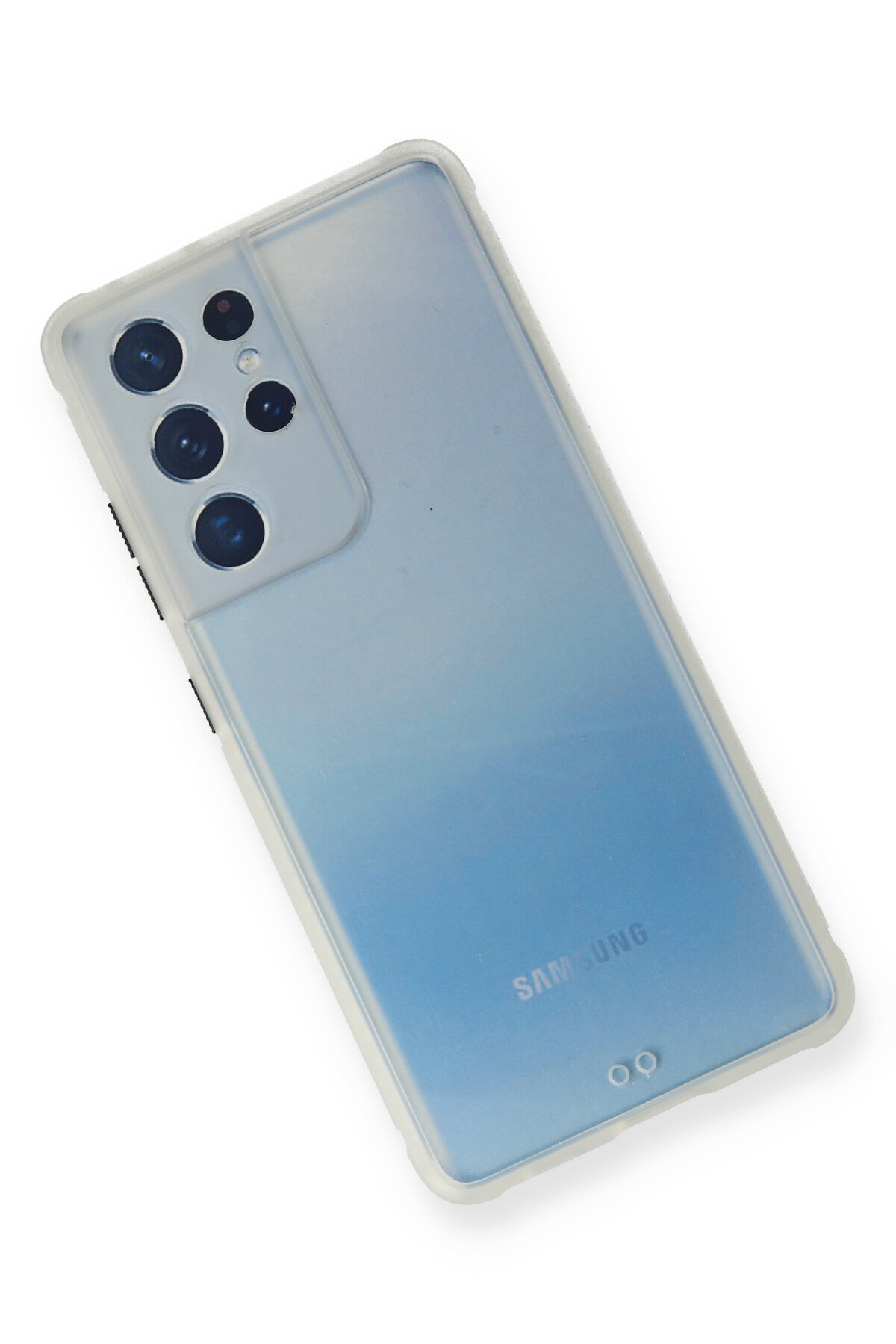 Newface Samsung Galaxy S21 Ultra Kılıf Nano içi Kadife  Silikon - Sarı