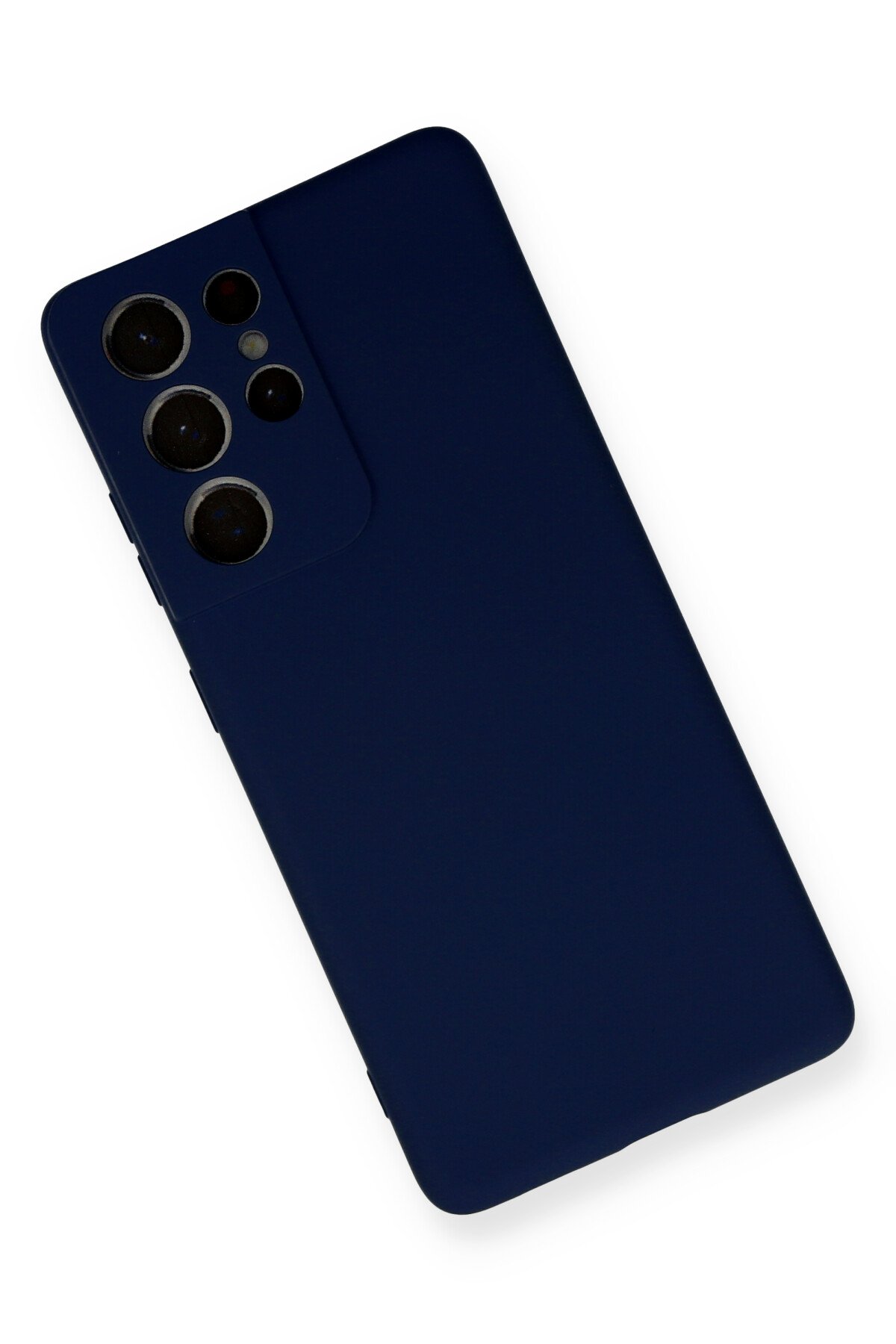 Newface Samsung Galaxy S21 Ultra Kılıf Platin Silikon - Mavi