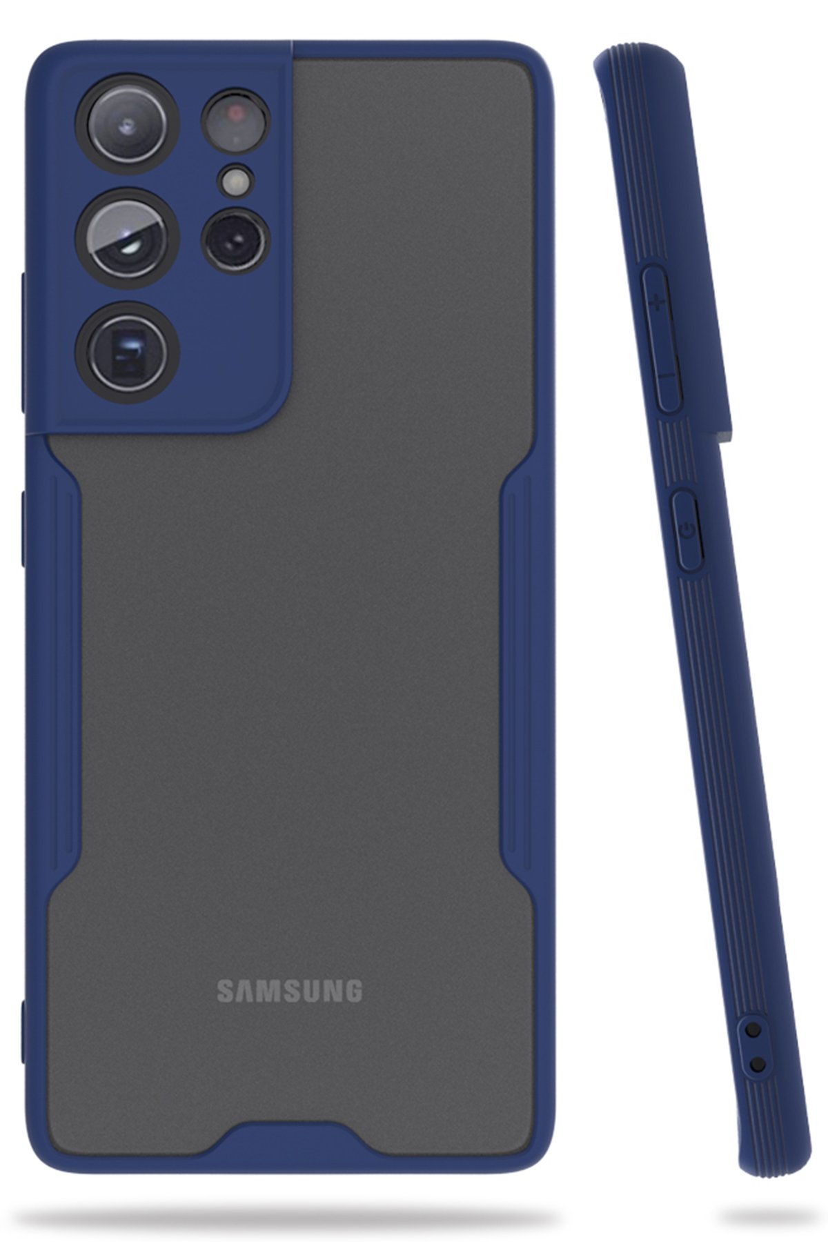 Newface Samsung Galaxy S21 Ultra Kılıf Liva Lens Silikon - Beyaz
