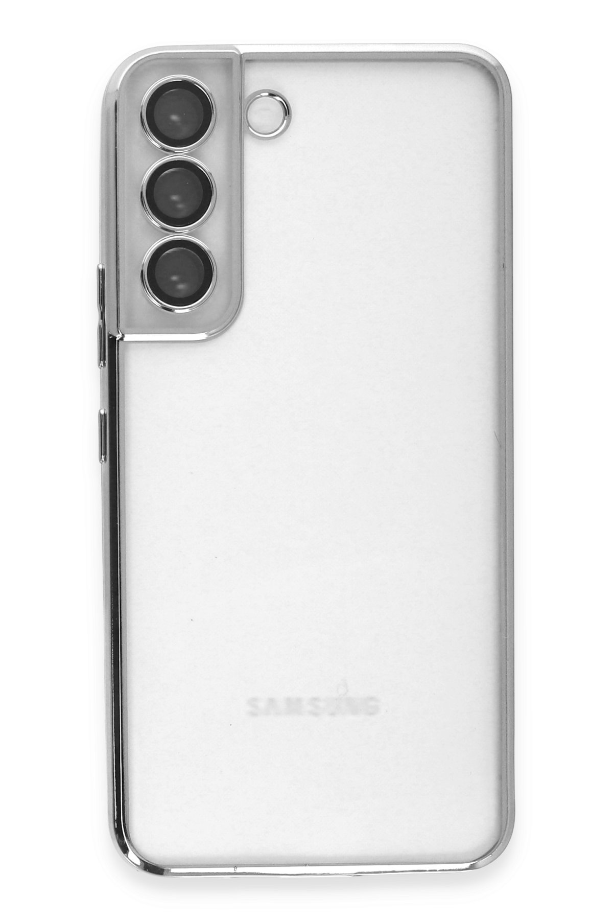 Newface Samsung Galaxy S22 Kılıf Pars Lens Yüzüklü Silikon - Kırmızı