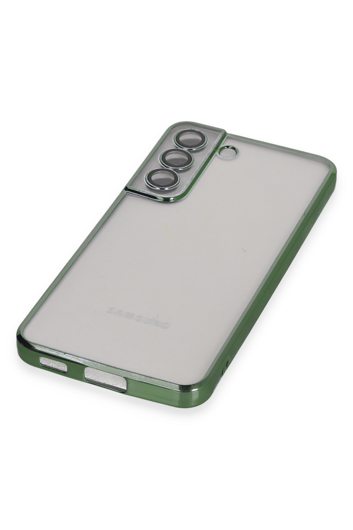 Newface Samsung Galaxy S22 Kılıf Nano içi Kadife Silikon - Sarı