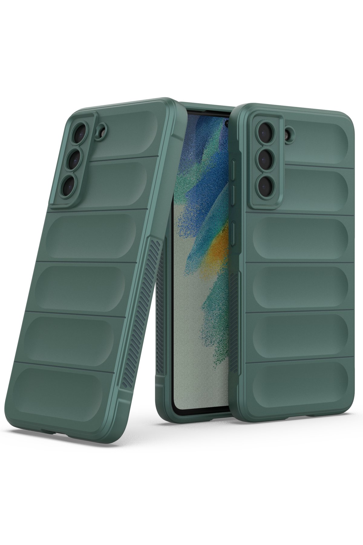 Newface Samsung Galaxy S22 Plus Kılıf Nano içi Kadife Silikon - Siyah
