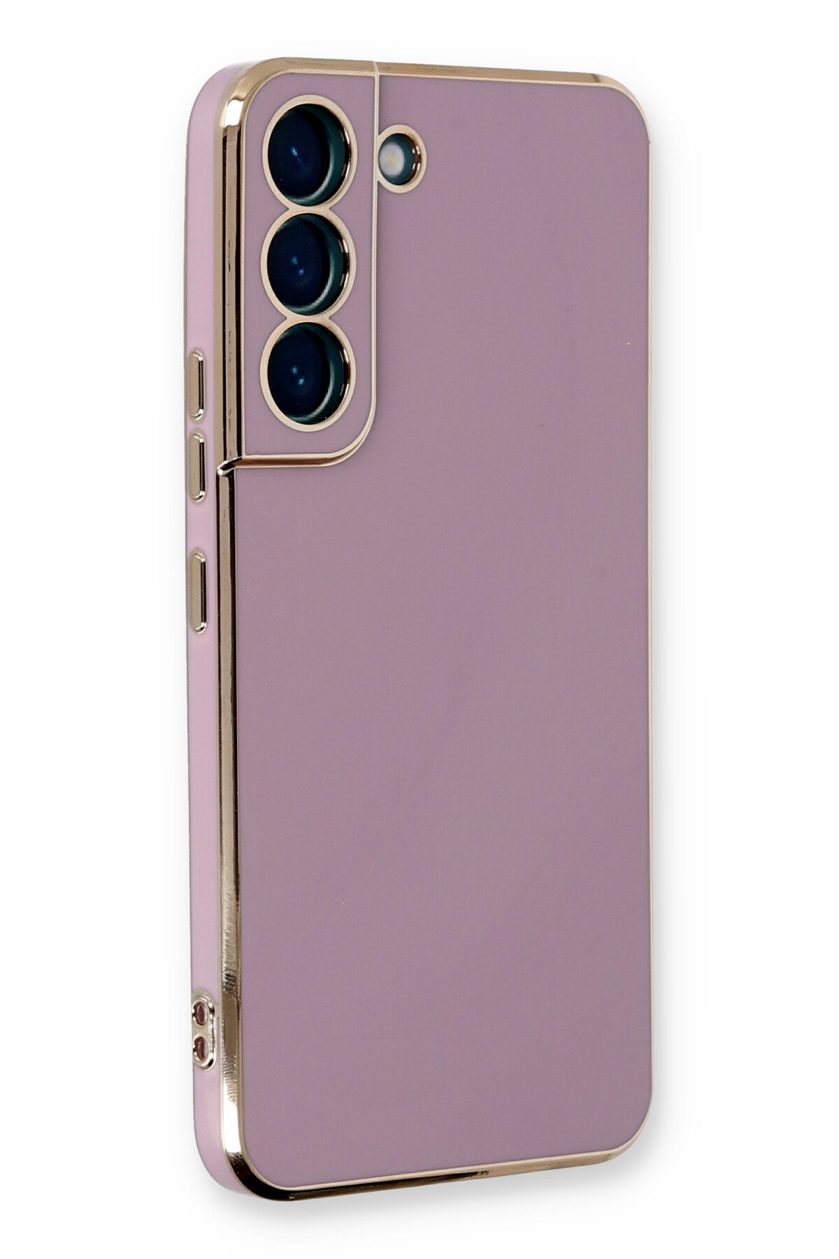 Newface Samsung Galaxy S22 Plus Kılıf Coco Deri Silikon Kapak - Beyaz