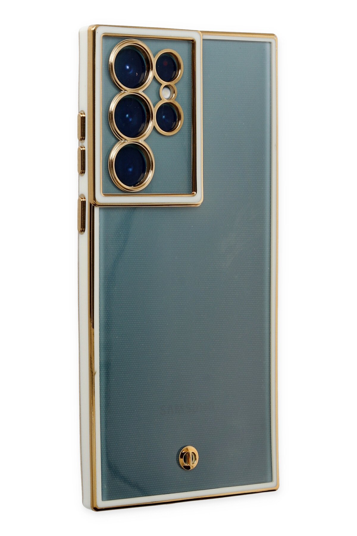 Newface Samsung Galaxy S22 Ultra Kılıf Nano içi Kadife Silikon - Lila