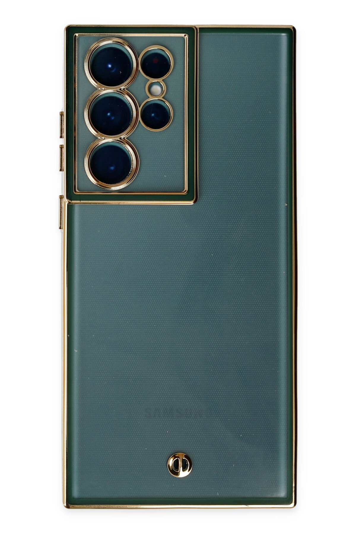 Newface Samsung Galaxy S22 Ultra Kılıf Loop Deri Silikon - Kahverengi