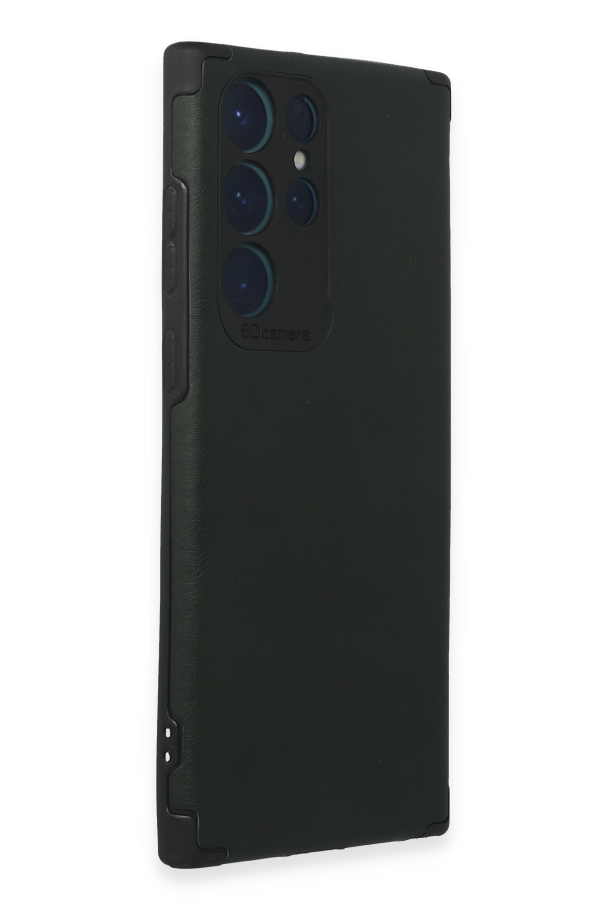 Newface Samsung Galaxy S22 Ultra Kılıf Loop Deri Silikon - Kahverengi