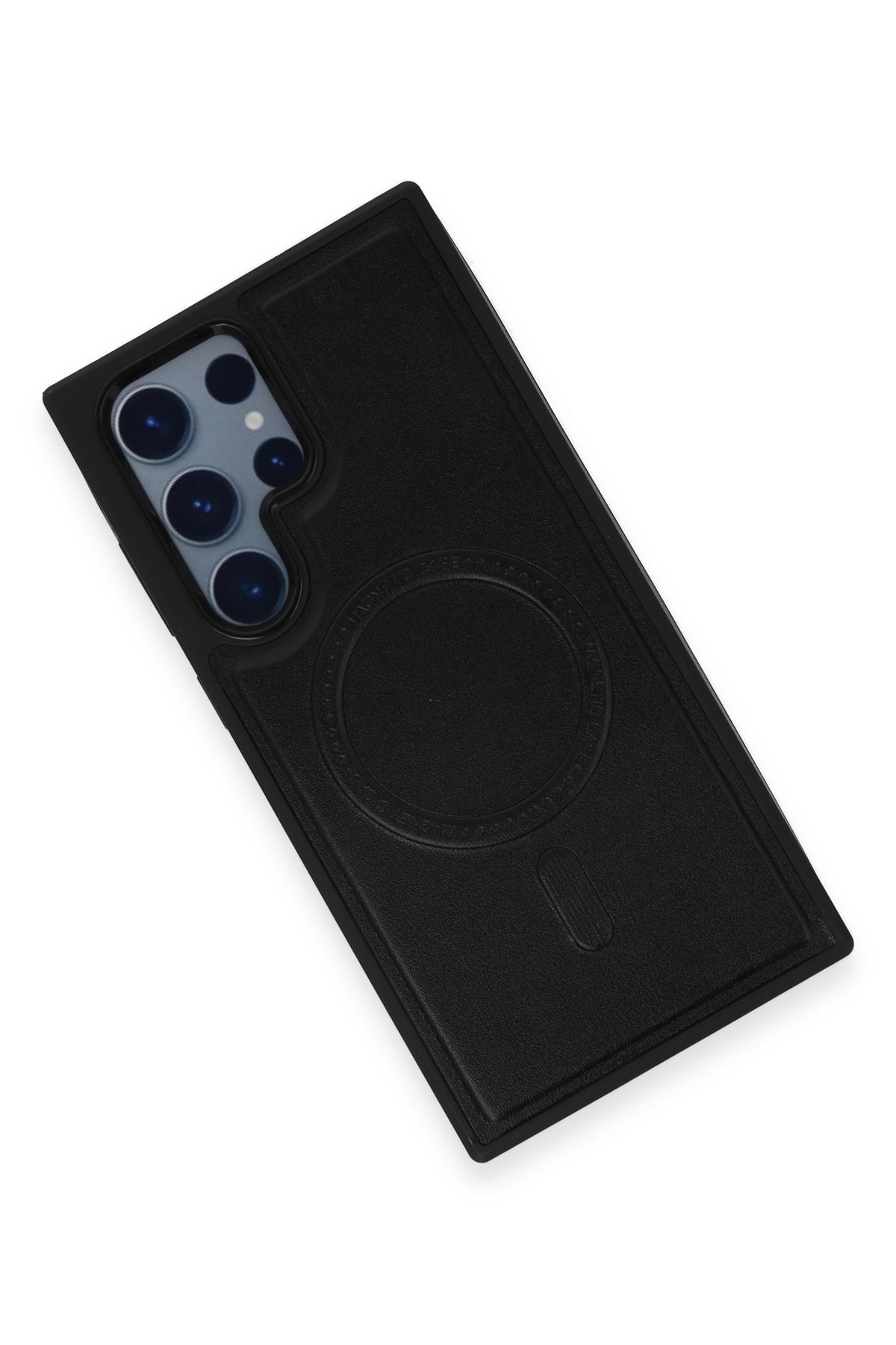 Newface Samsung Galaxy S22 Ultra Kılıf Razer Lensli Silikon - Gold