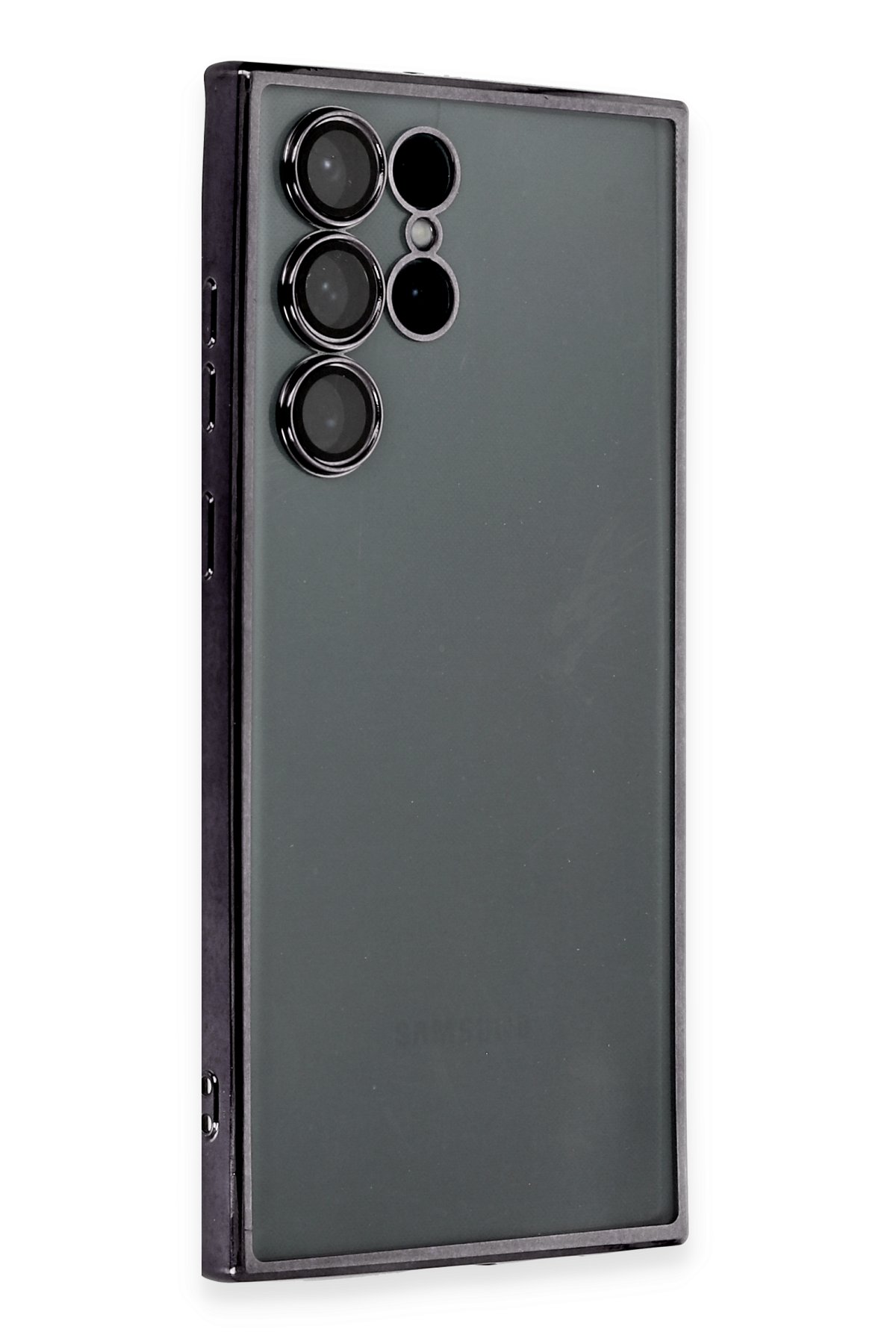 Newface Samsung Galaxy S22 Ultra Kılıf Volet Silikon - Mor