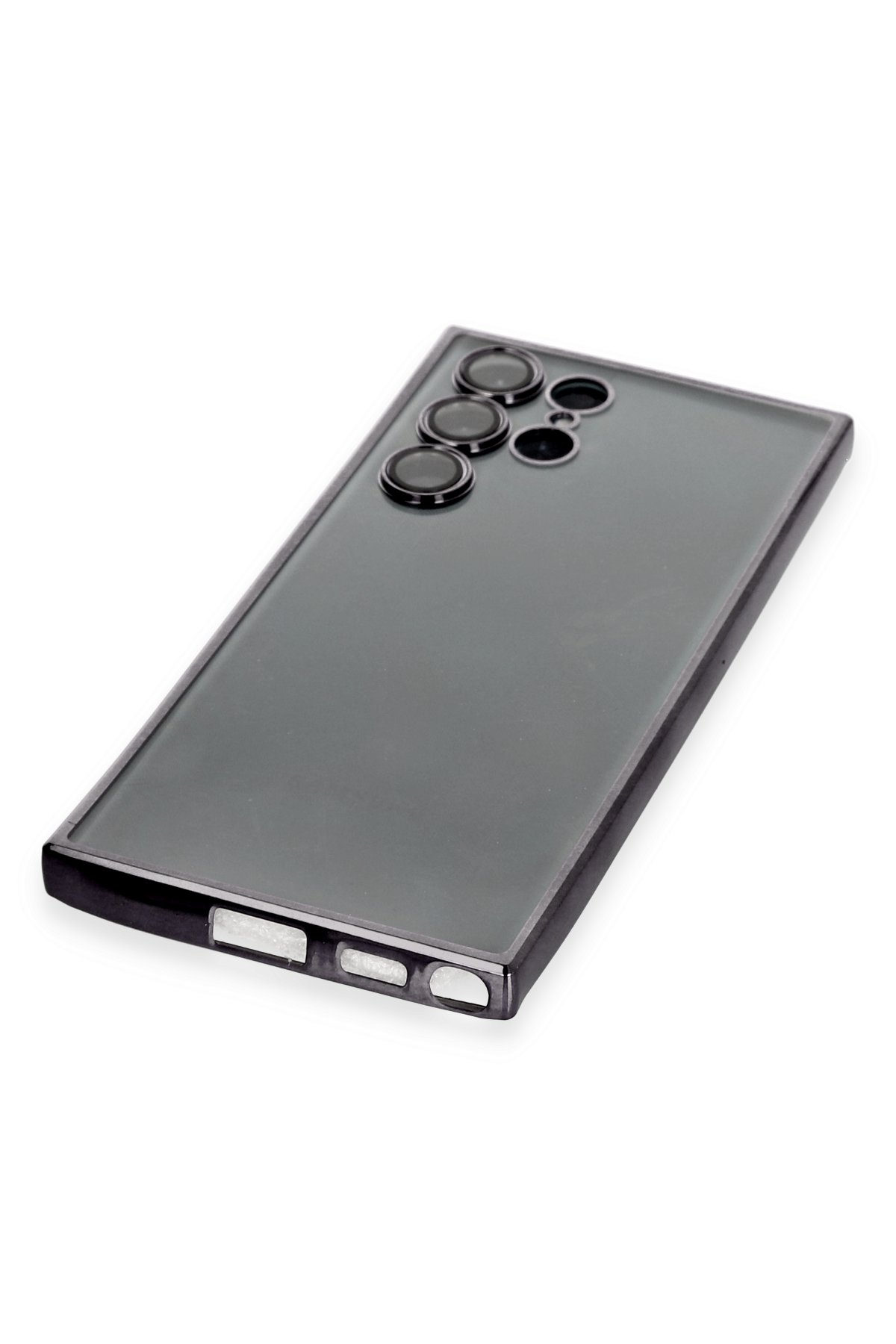 Newface Samsung Galaxy S22 Ultra Kılıf Volet Silikon - Mor