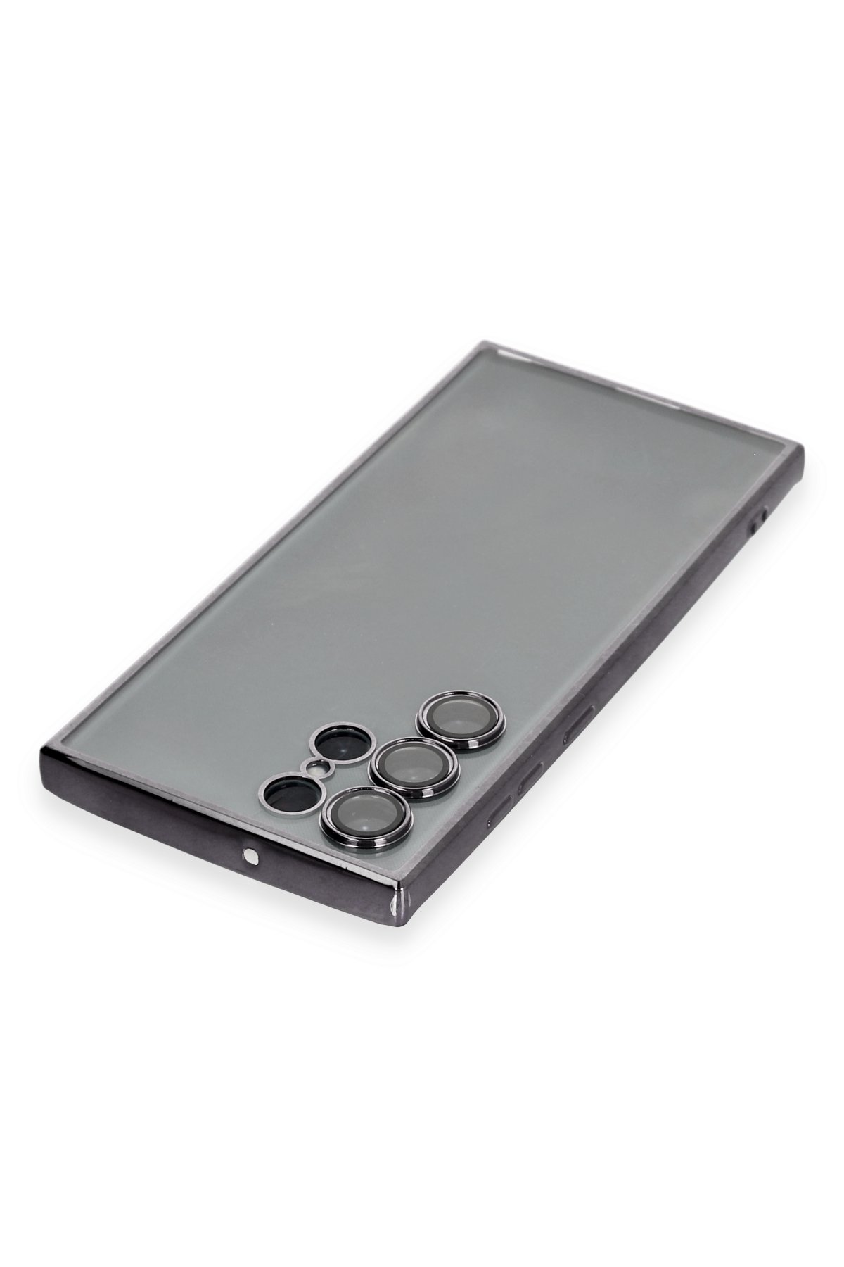 Newface Samsung Galaxy S22 Ultra Kılıf Volet Silikon - Mor