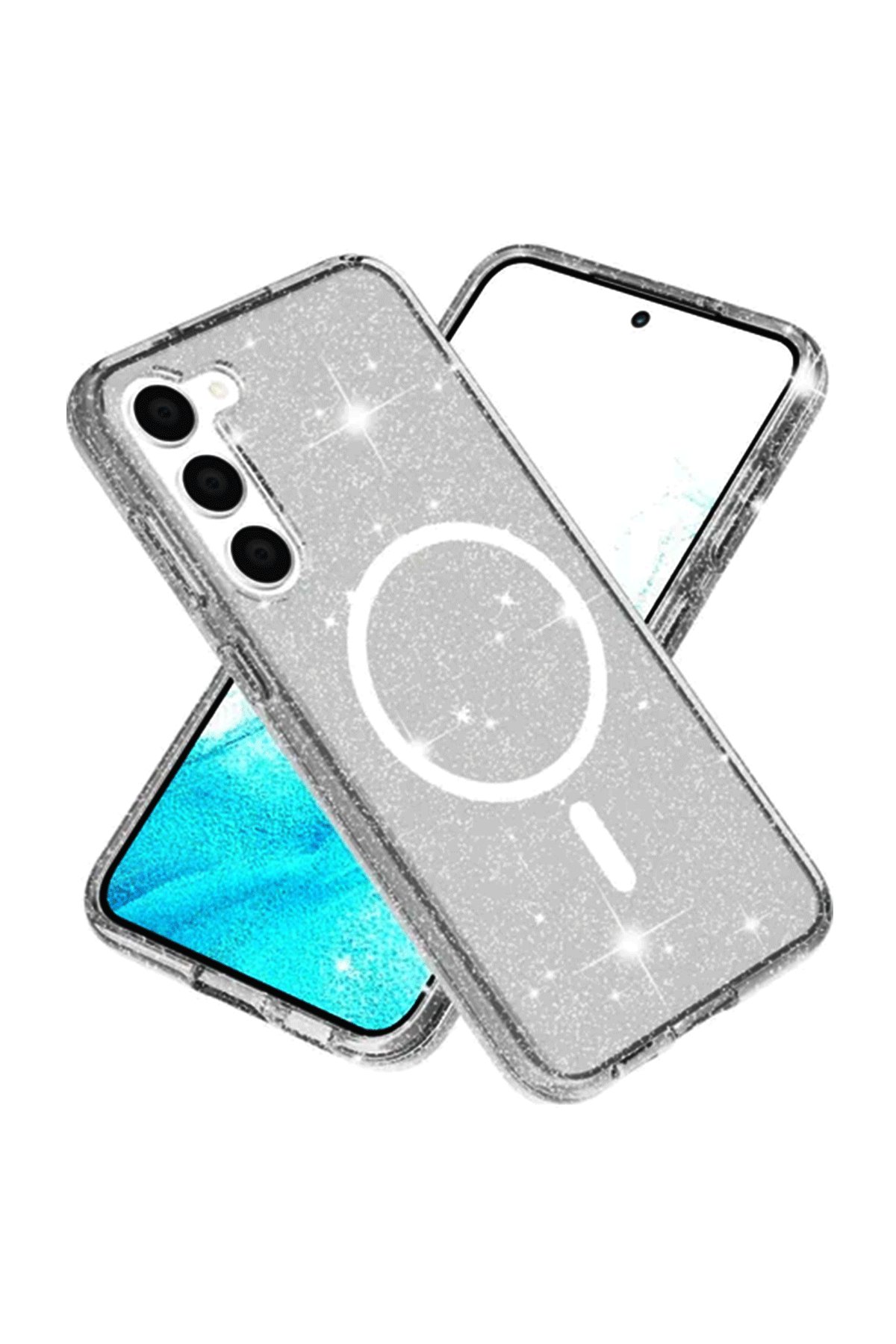 Newface Samsung Galaxy S23 FE Kılıf Mirror Desenli Kapak - Mirror - 11