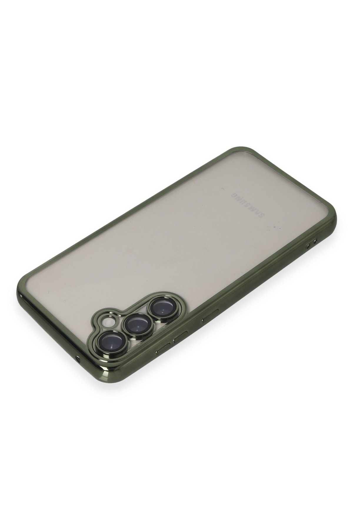Newface Samsung Galaxy S23 FE Kılıf Razer Lensli Silikon - Mor