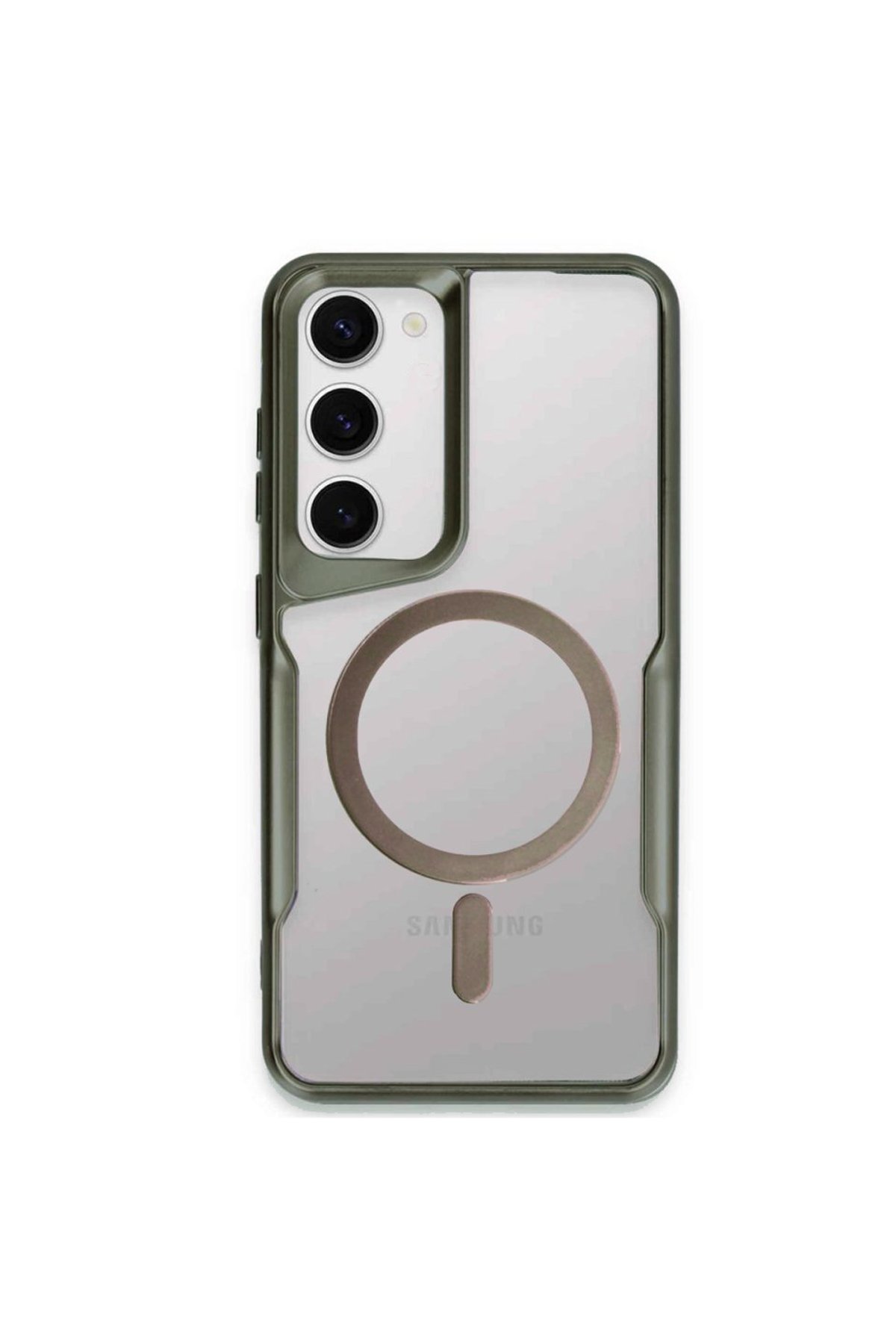 Newface Samsung Galaxy S23 Kılıf Boyi Magsafe Silikon Kapak - Lacivert