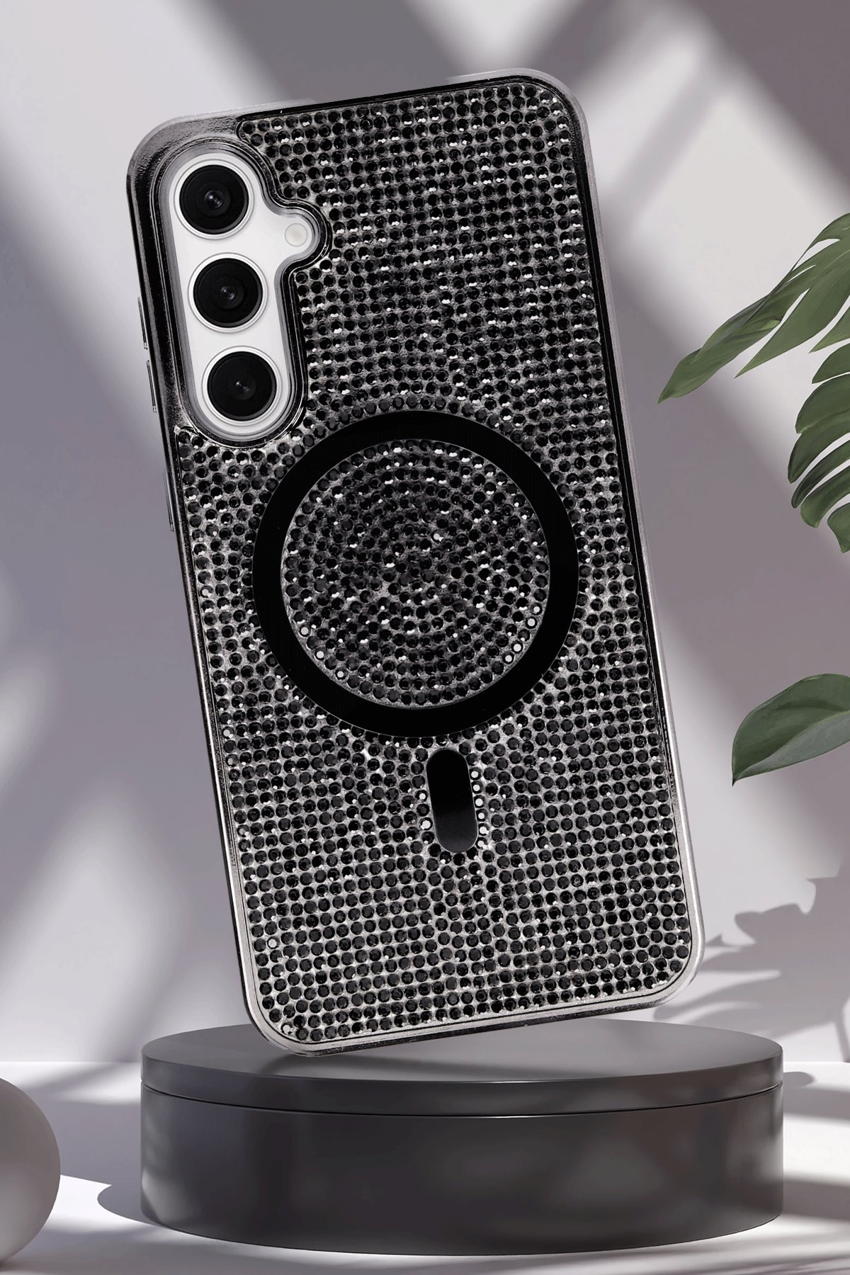 Newface Samsung Galaxy S23 Kılıf Kross Magneticsafe Kapak - Mor