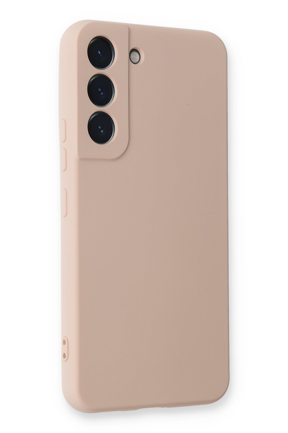 Newface Samsung Galaxy S23 Kılıf Nano içi Kadife Silikon - Pudra