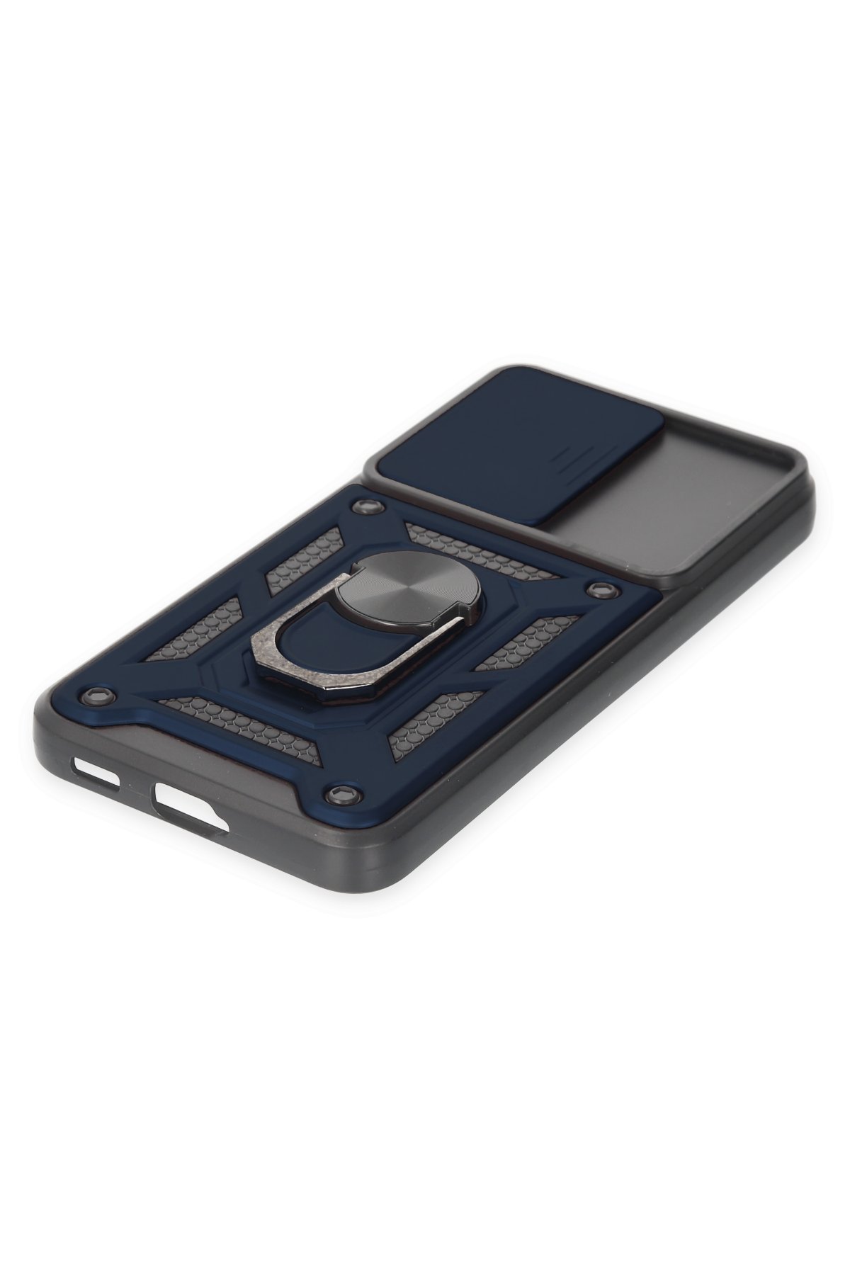 Newface Samsung Galaxy S24 Tork Magsafe Standlı Kapak - Lacivert