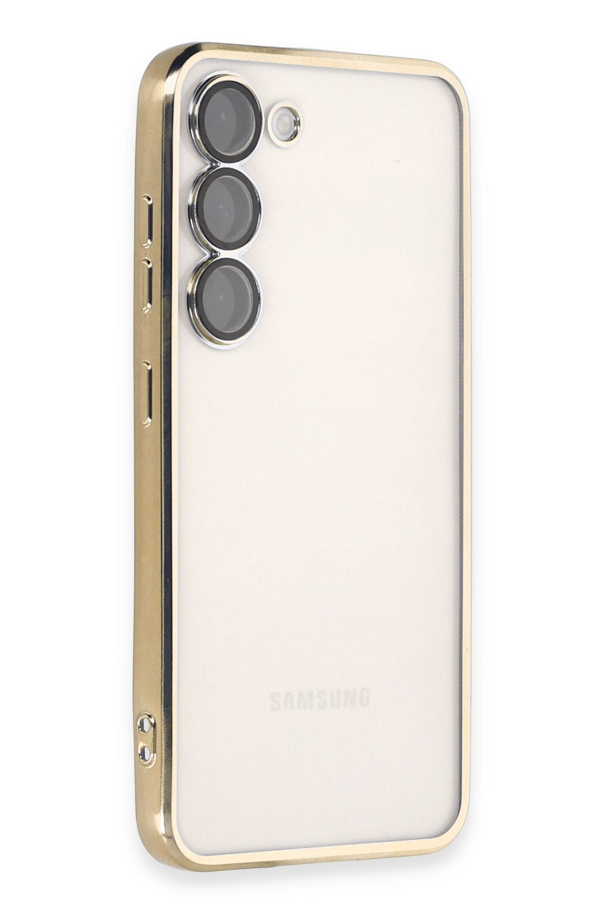 Newface Samsung Galaxy S23 Kılıf Nano içi Kadife Silikon - Kırmızı