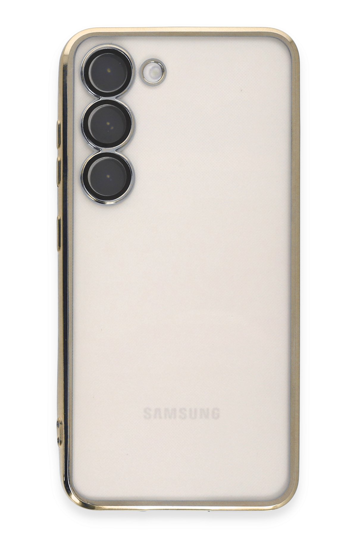 Newface Samsung Galaxy S23 Kılıf Nano içi Kadife Silikon - Kırmızı