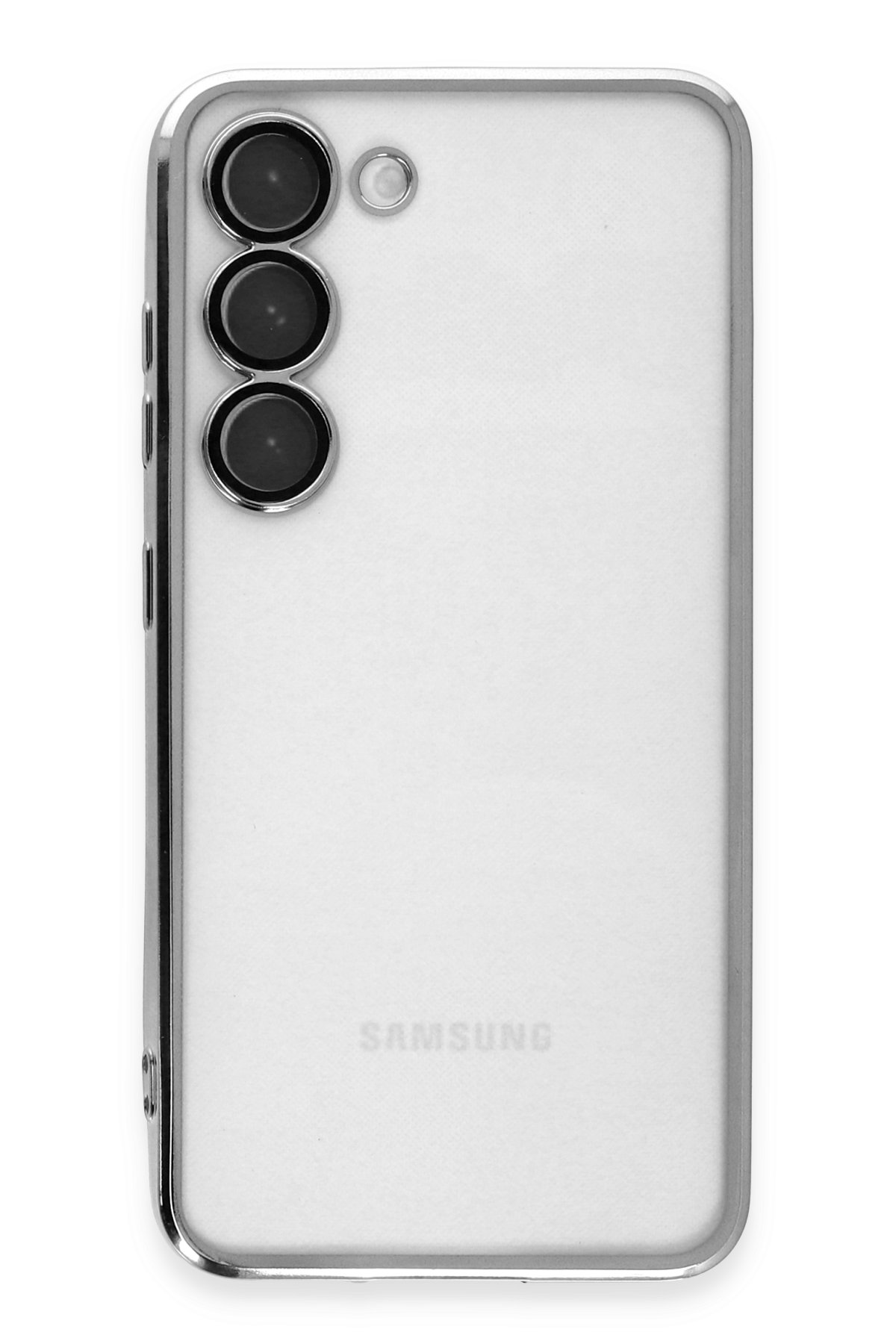 Newface Samsung Galaxy S23 Kılıf Nano içi Kadife Silikon - Pudra