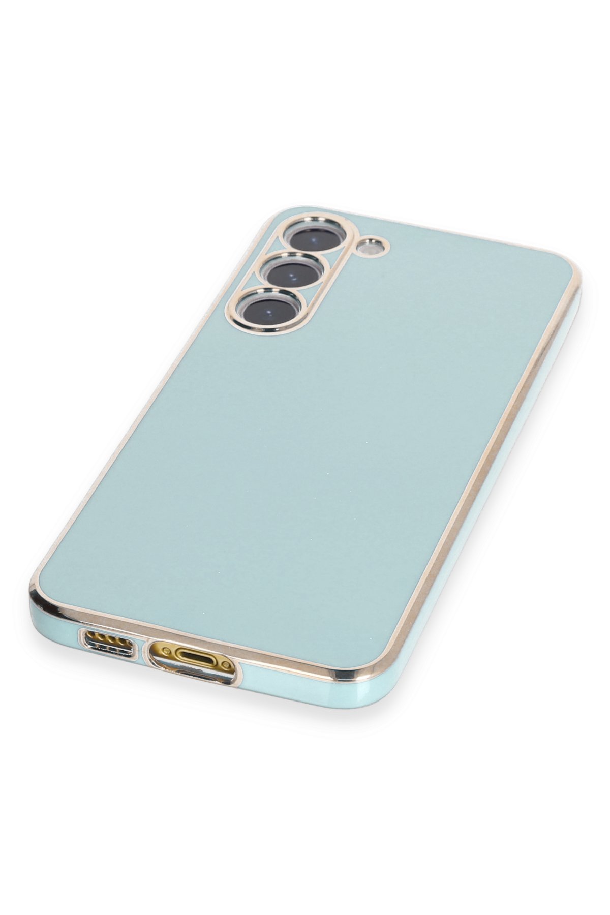 Newface Samsung Galaxy S23 Kılıf Montreal Yüzüklü Silikon Kapak - Kırmızı