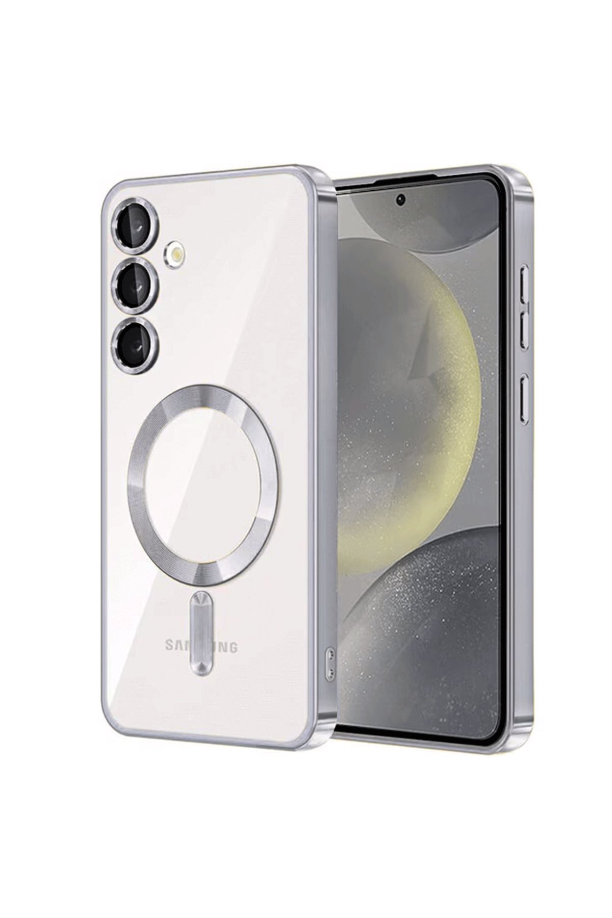 Newface Samsung Galaxy S23 Plus Kılıf Platin Silikon - Siyah