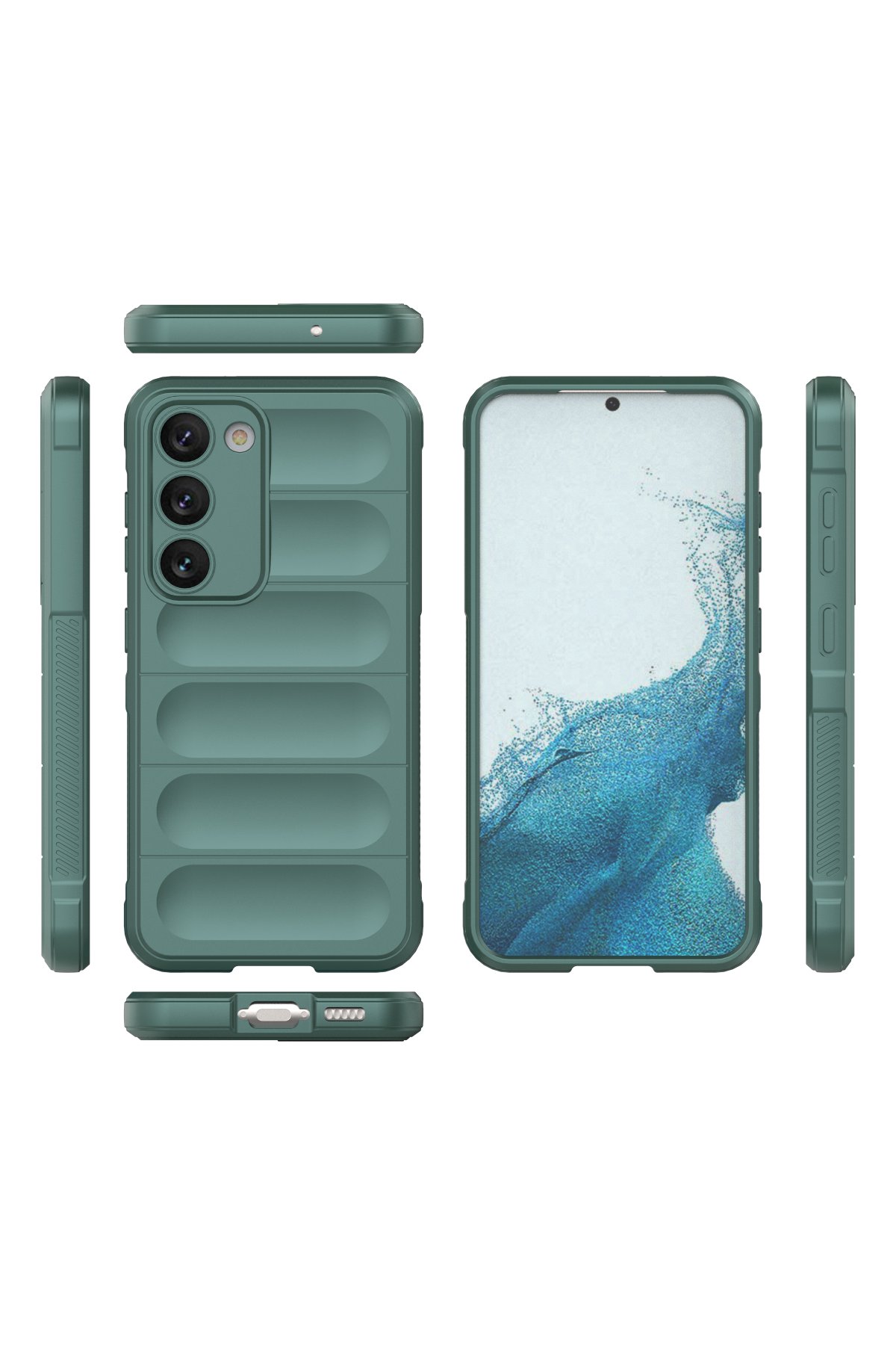 Newface Samsung Galaxy S23 Plus Kılıf Platin Silikon - Sarı