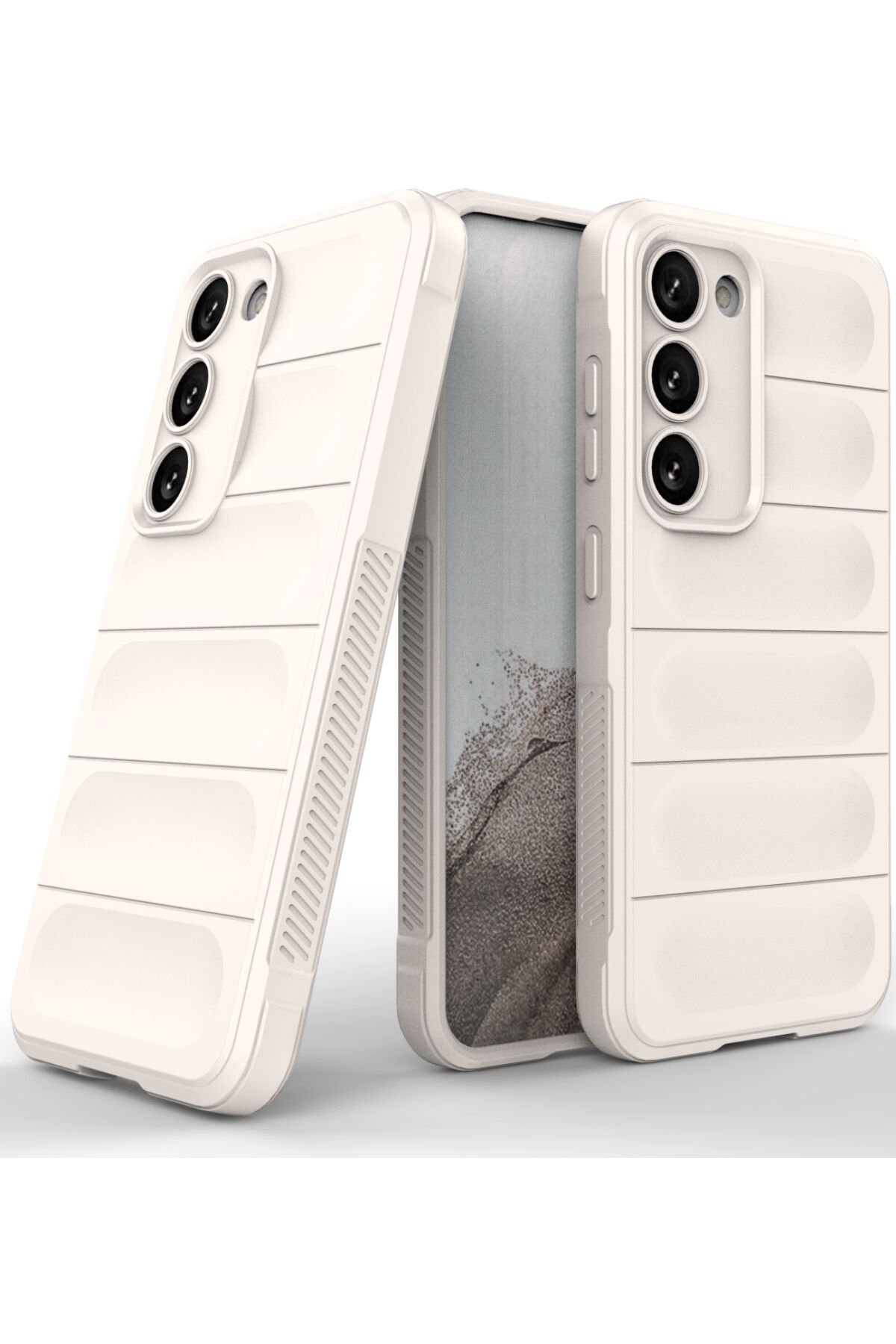 Newface Samsung Galaxy S23 Plus Kılıf Zuma Kartvizitli Yüzüklü Silikon - Lila