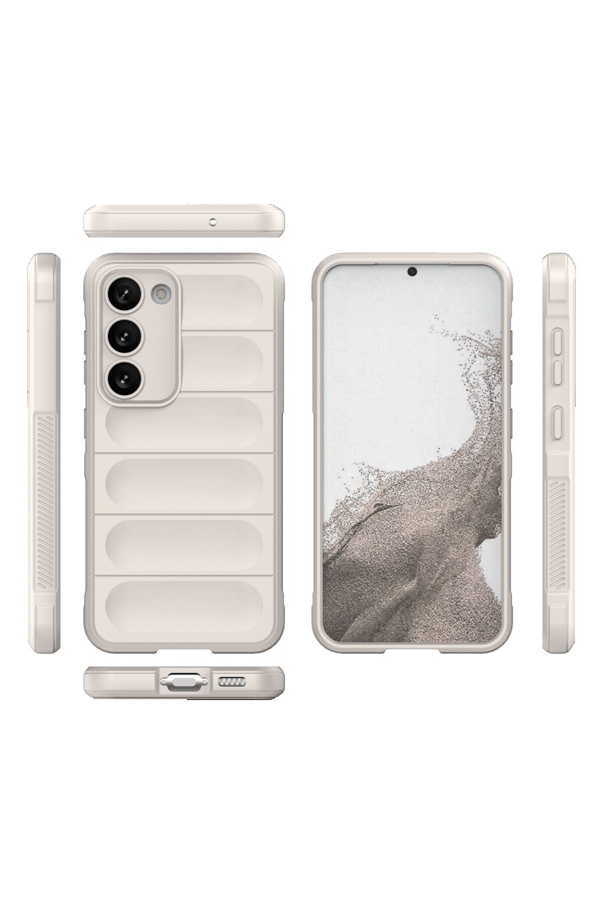 Newface Samsung Galaxy S23 Plus Kılıf Zuma Kartvizitli Yüzüklü Silikon - Lila