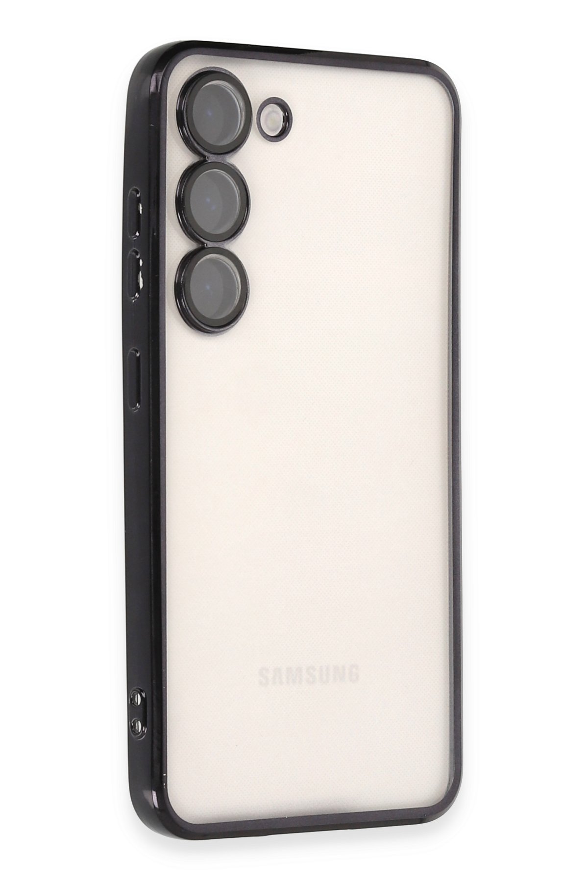 Newface Samsung Galaxy S23 Plus Kılıf Platin Silikon - Siyah