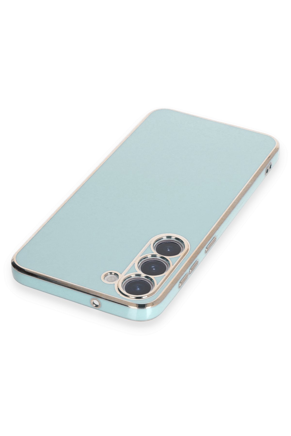 Newface Samsung Galaxy S23 Plus Kılıf Razer Lensli Silikon - Yeşil