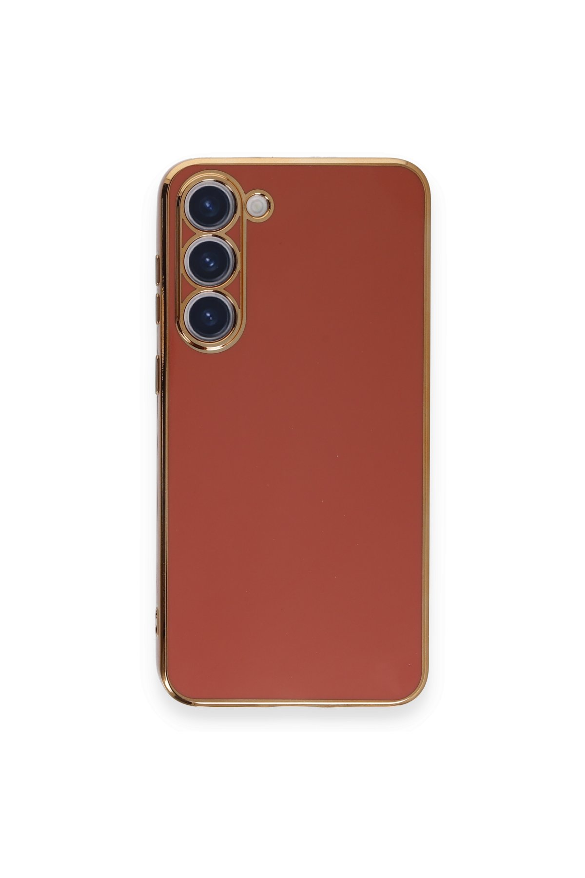 Newface Samsung Galaxy S23 Plus Kılıf Platin Silikon - Kırmızı