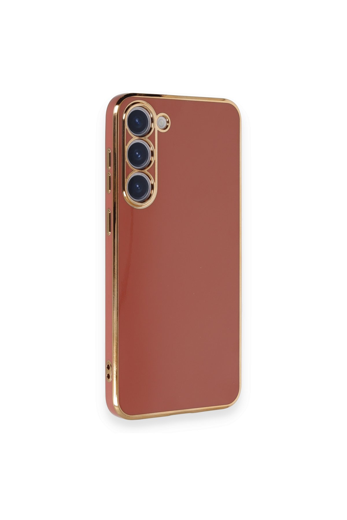 Newface Samsung Galaxy S23 Plus Kılıf Platin Silikon - Kırmızı