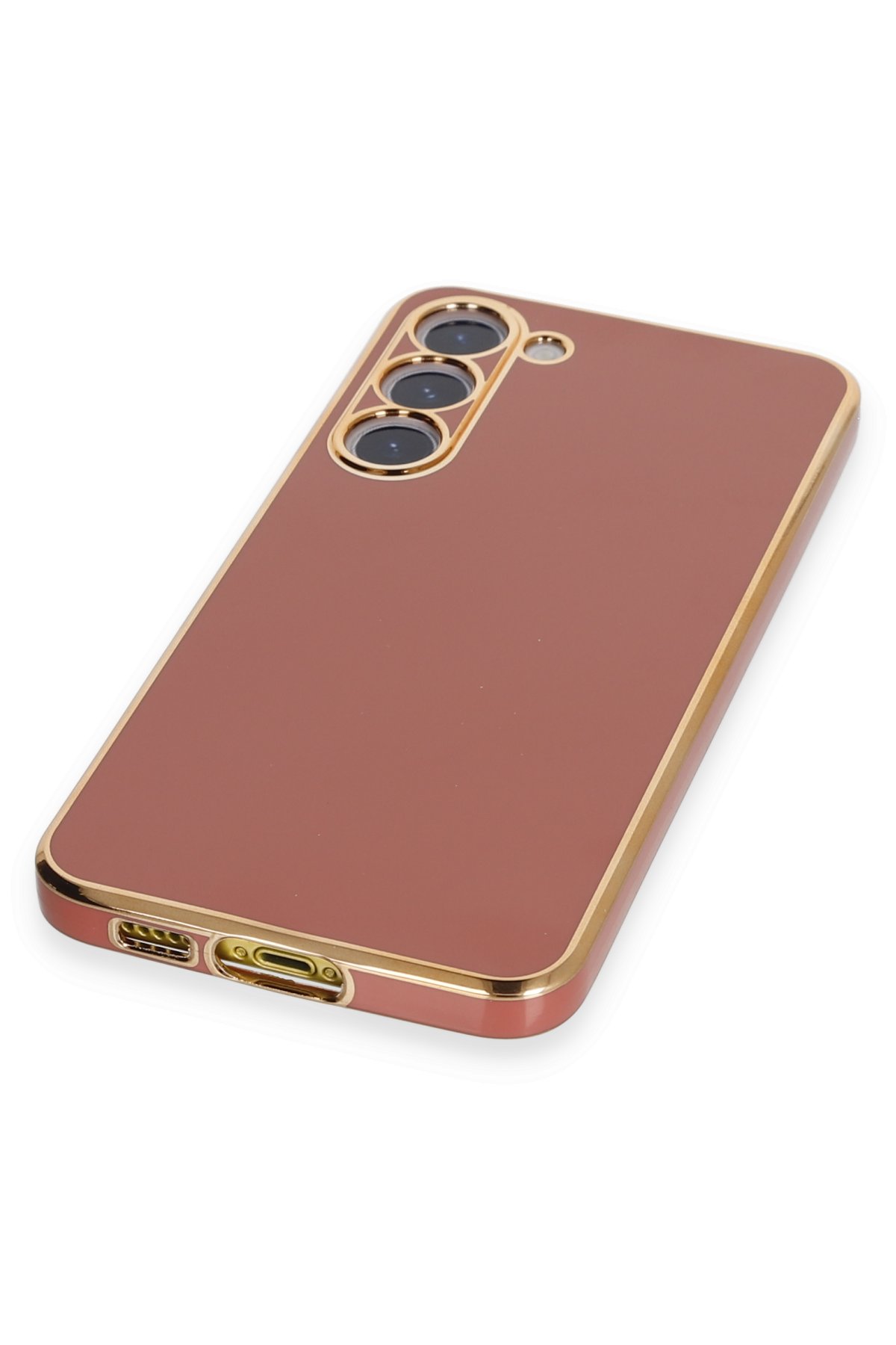 Newface Samsung Galaxy S23 Plus Kılıf Platin Silikon - Kırmızı