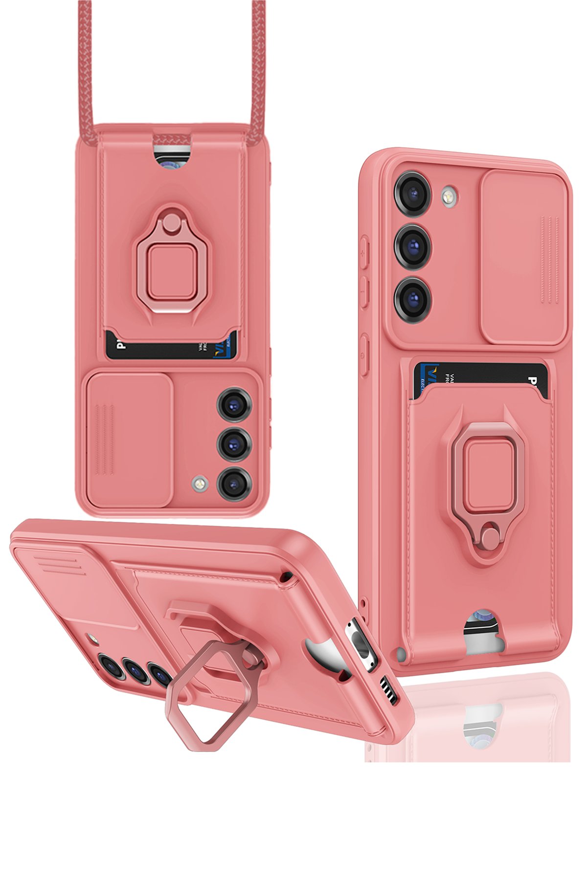 Newface Samsung Galaxy S24 Plus Kılıf Ozzi Magsafe Deri Kapak - Siyah