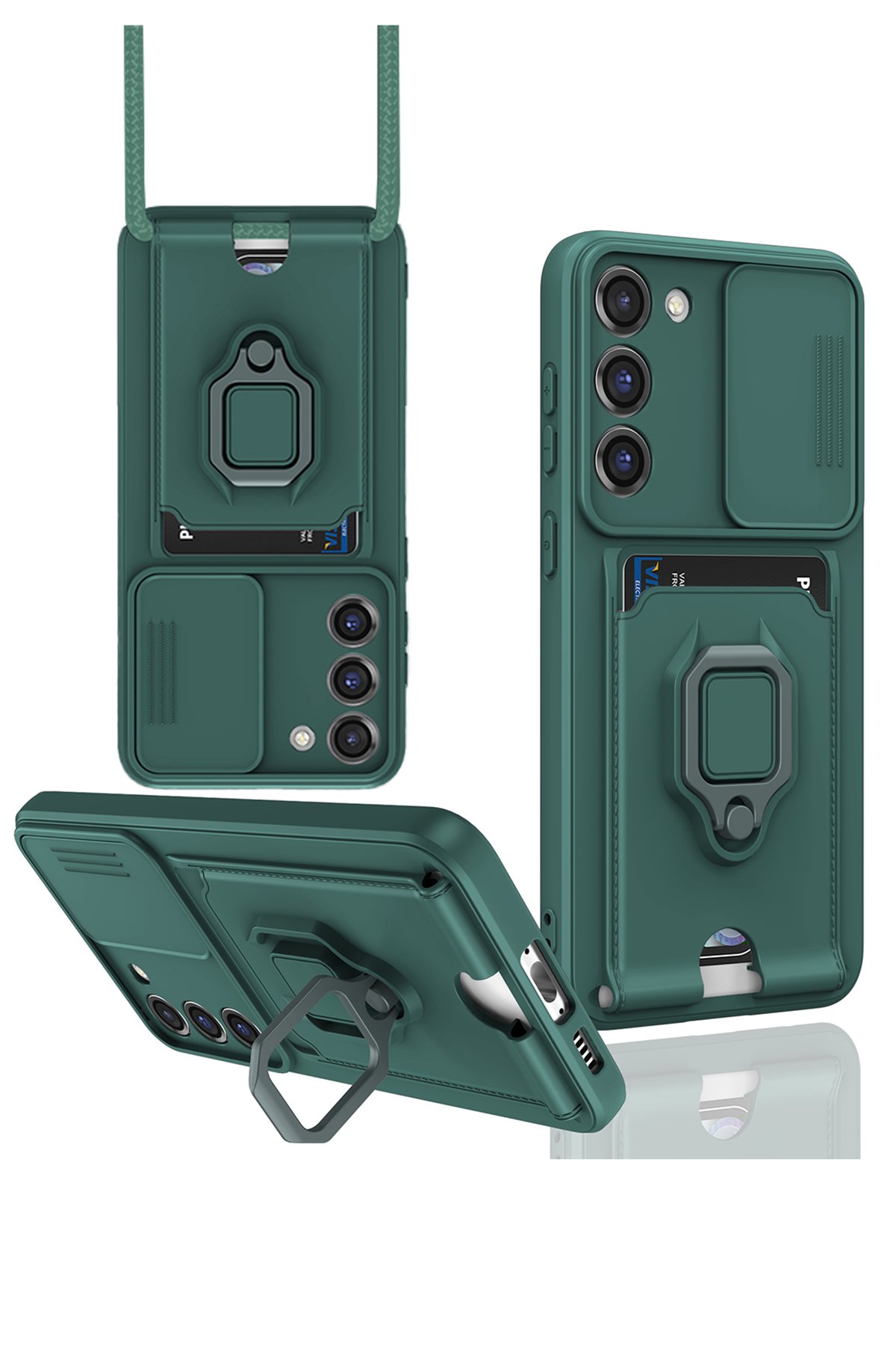 Newface Samsung Galaxy S23 Plus Kılıf Platin Silikon - Siyah