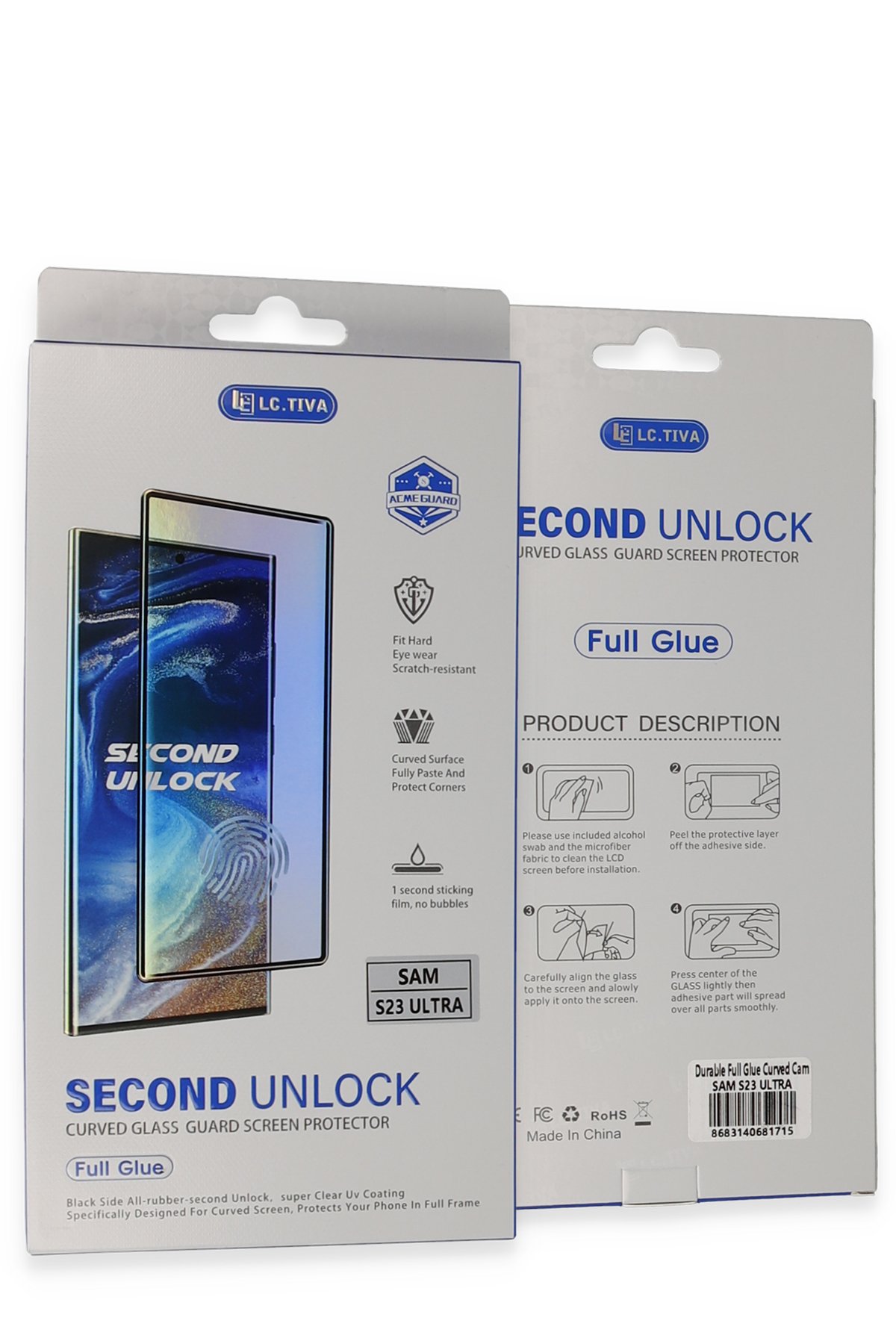 Newface Samsung Galaxy S23 Ultra Kılıf Reflexion Desenli Kapak - Desen 5