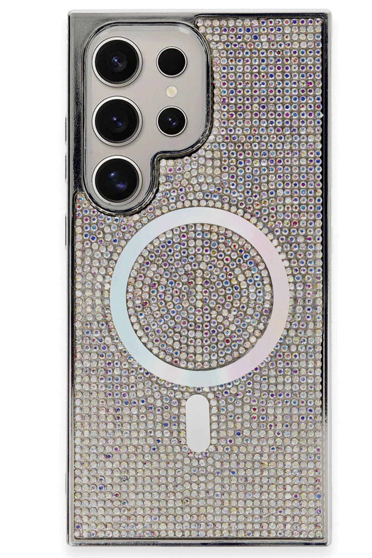 Newface Samsung Galaxy S23 Ultra Kılıf Volet Silikon - Siyah