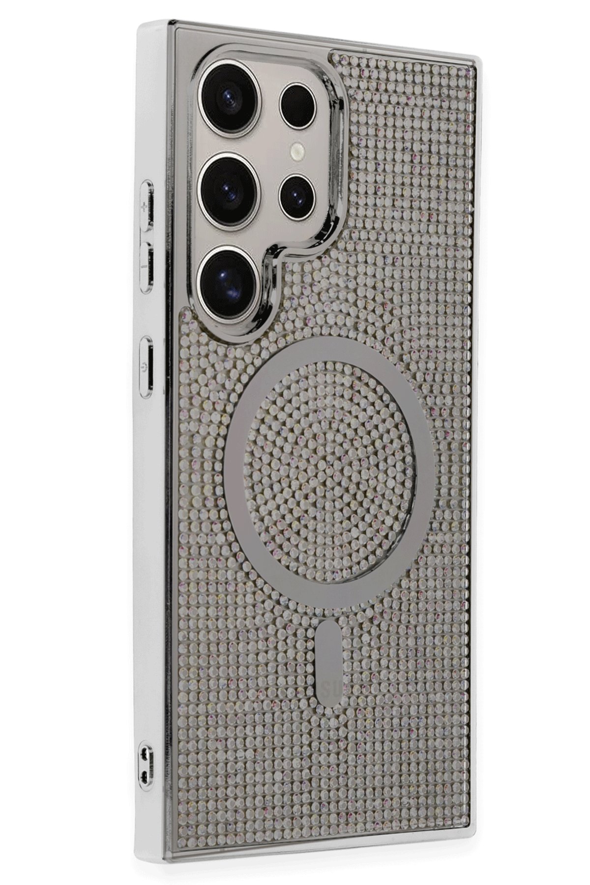 Newface Samsung Galaxy S23 Ultra Kılıf Volet Silikon - Siyah
