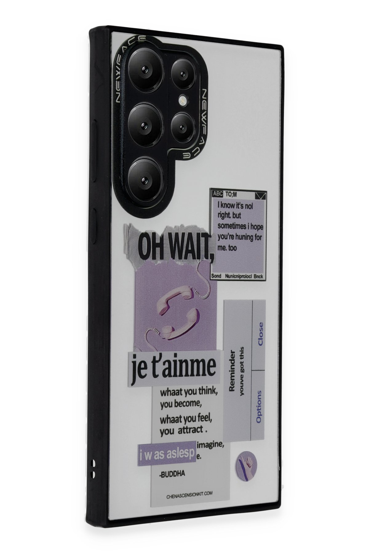 Newface Samsung Galaxy S23 Ultra Kılıf Platin Silikon - Kırmızı