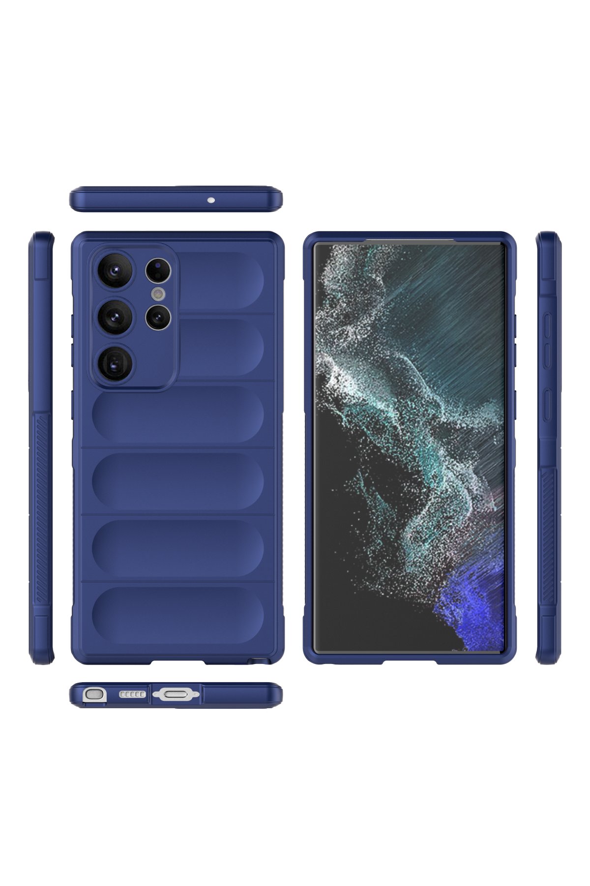 Newface Samsung Galaxy S23 Ultra Kılıf Mirror Desenli Kapak - Mirror - 11