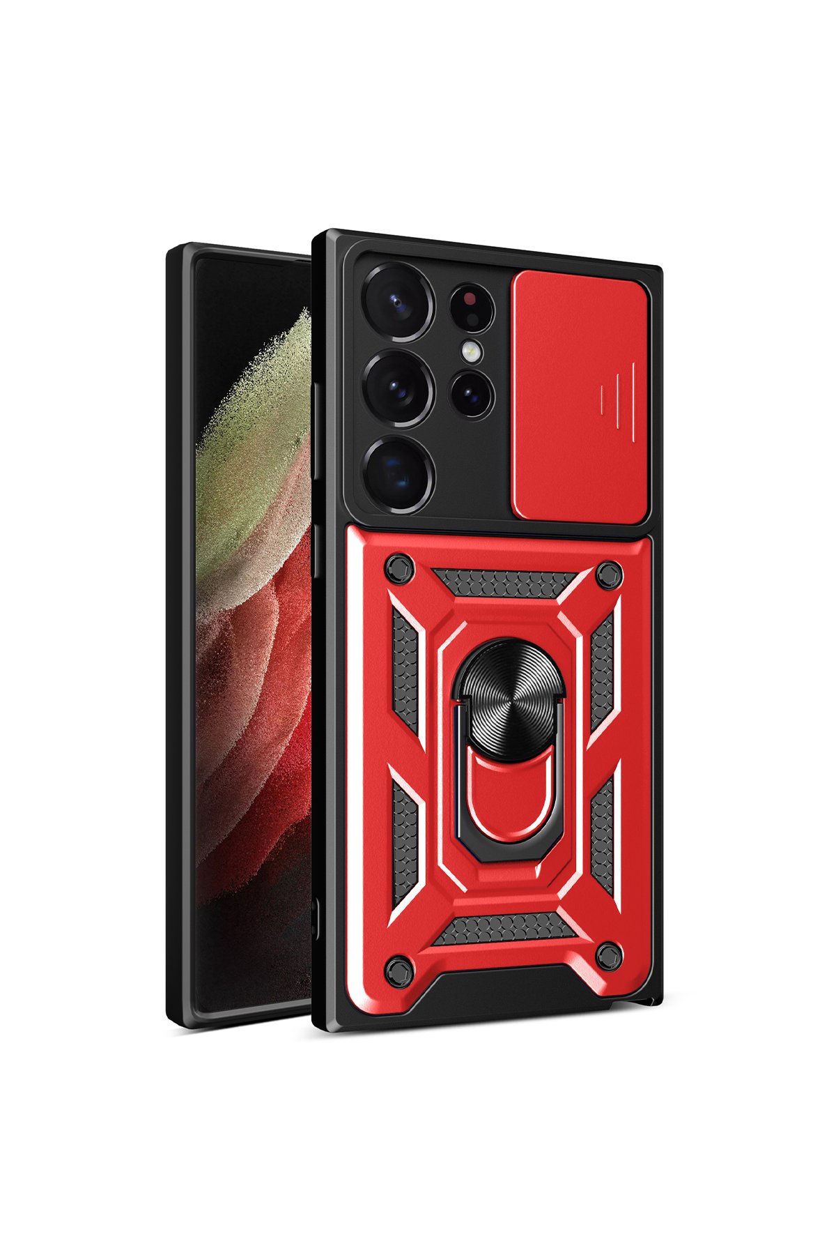 Newface Samsung Galaxy S23 Ultra Kılıf Mirror Desenli Kapak - Mirror - 4